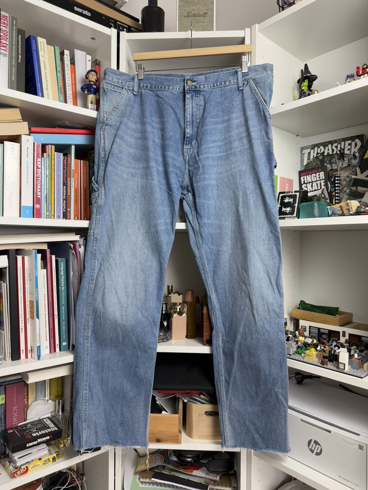Carhartt × Carhartt Wip Carhartt wip babyblue denim single knee carpenter pants 38x32 Size US 38 / EU 54 - 2 Thumbnail