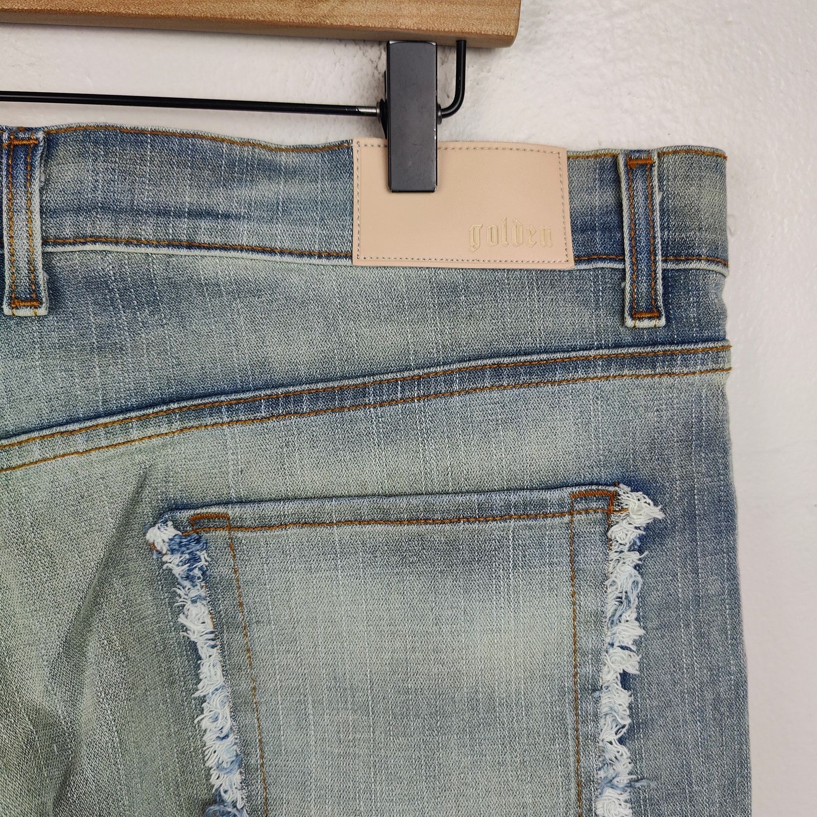 Other Golden Denim The Patchwork Mykonos Flared Jeans Mens 42 Size US 34 / EU 50 - 6 Thumbnail