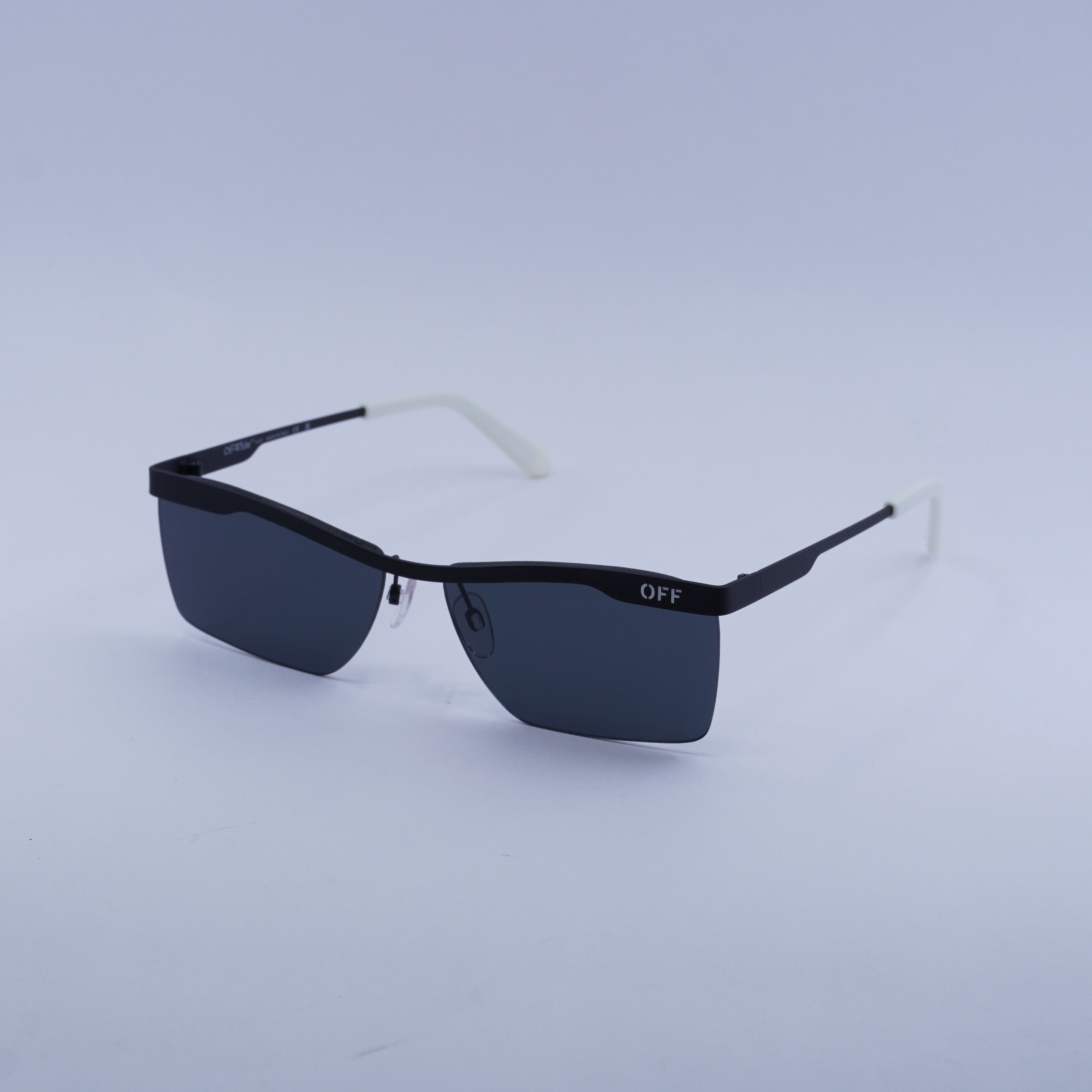 Off-White Off-White OERI095 RIMINI 1007 Sunglasses Black Frame Size ONE SIZE - 1 Thumbnail