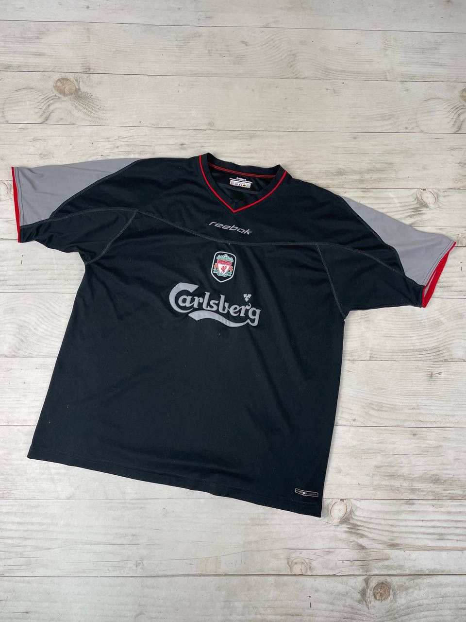 Reebok Vintage Reebok Liverpool 2002 2004 Away Shirt Soccer Jerseys Size US XL / EU 56 / 4 - 1 Thumbnail