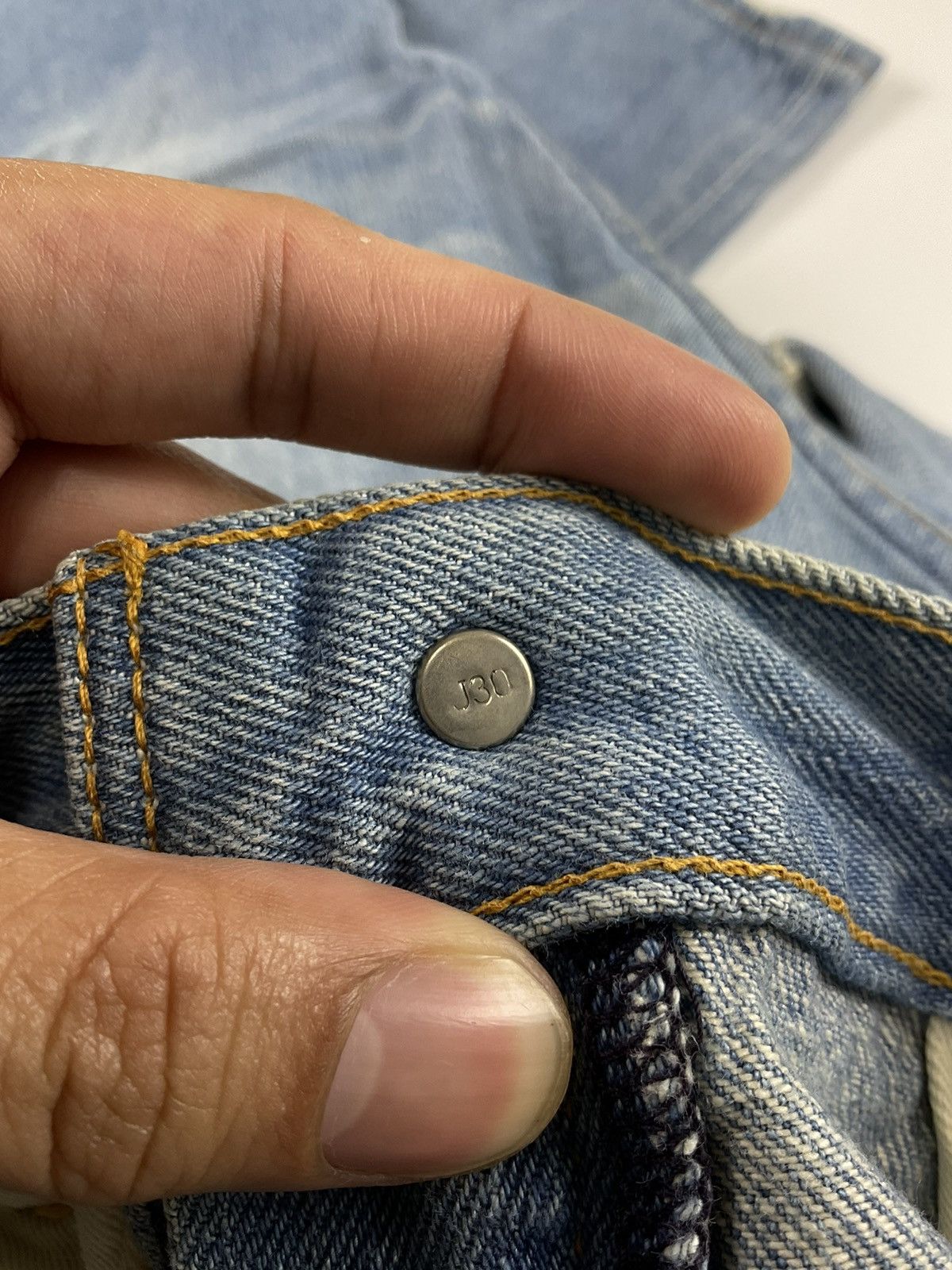 Fragment Design × Levi's Levis Fenom x Fragment F/W'09 Turquoise Package Denim Size US 32 / EU 48 - 9 Thumbnail