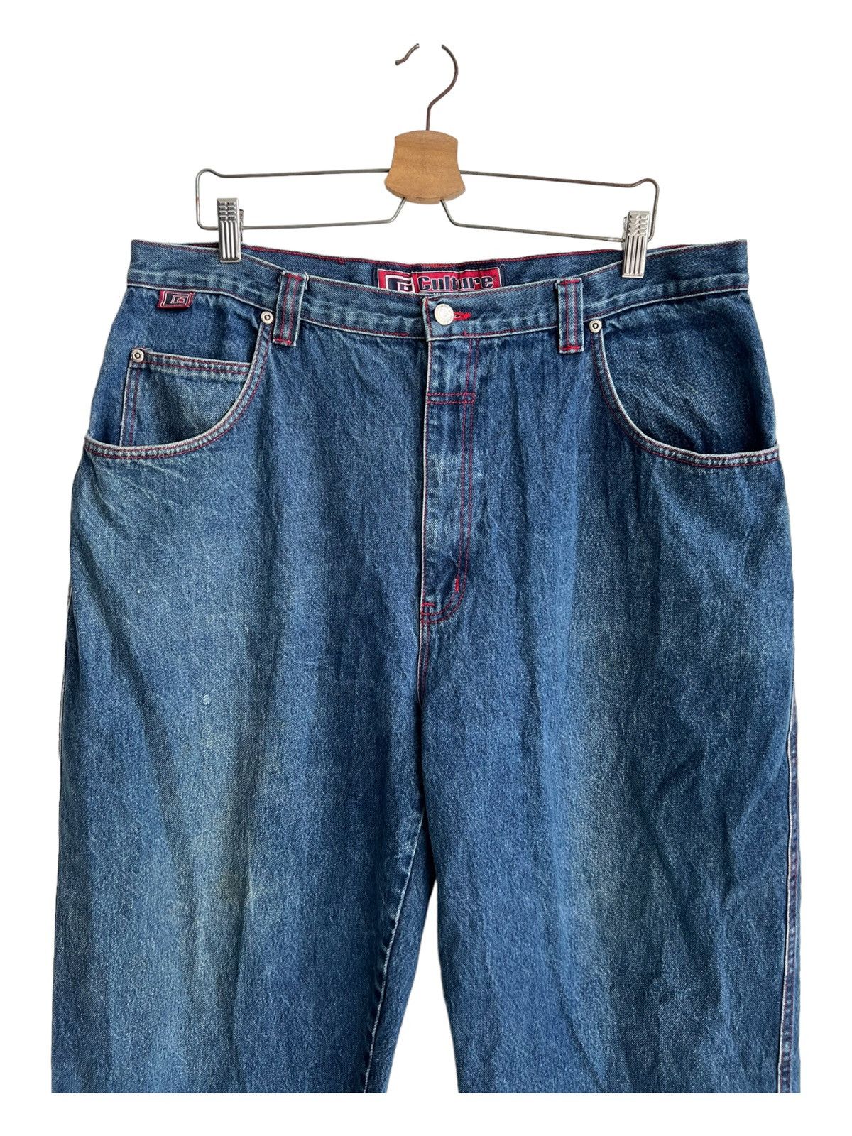 Fubu × JNCO Y2K JNCO Style Culture Big Pockets Baggy HipHop Jeans Denim Size US 38 / EU 54 - 6 Thumbnail