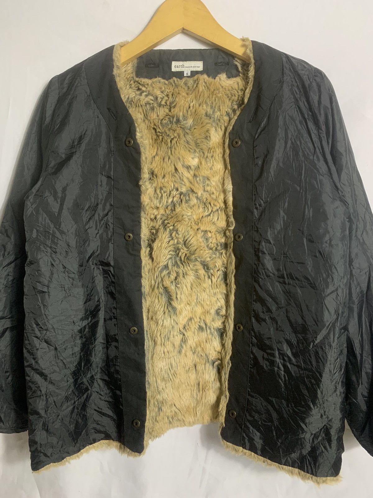 Japanese Brand Japanese Earth Fur Outer Jacket Size US S / EU 44-46 / 1 - 2 Thumbnail
