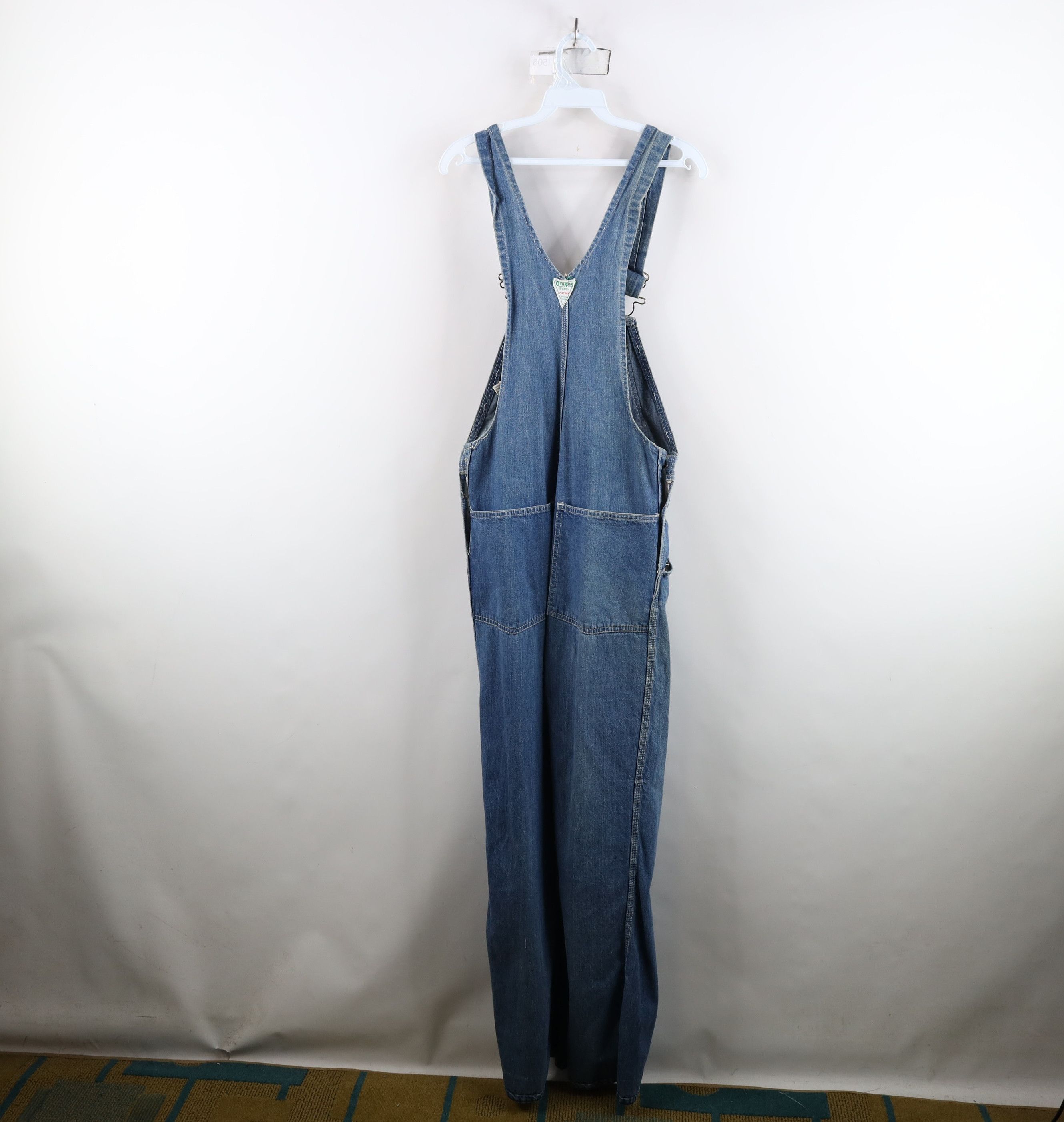 Oshkosh Vintage 60s OshKosh B'Gosh Vestbak Union Made Denim Overalls Size US 30 / EU 46 - 14 Thumbnail
