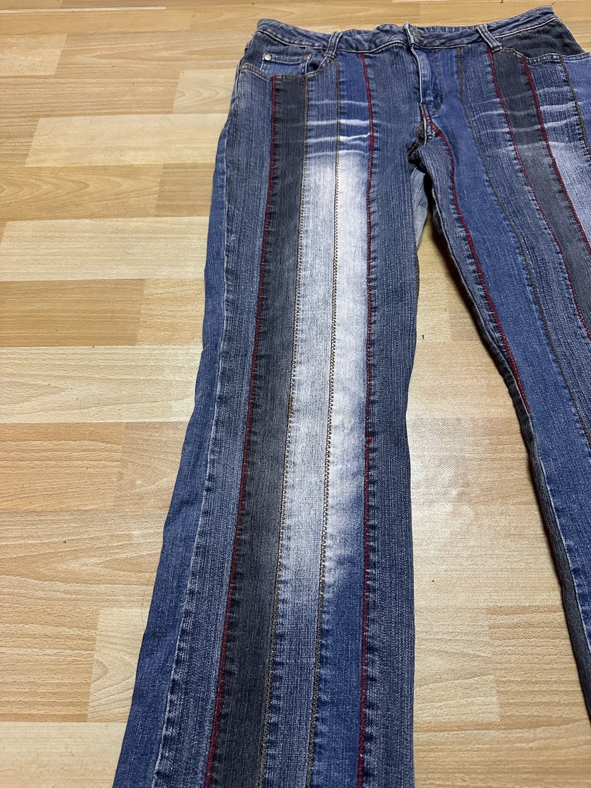 Hysteric Glamour × Japanese Brand Faded 🔥Rare Design Japanese Brand Denim Size US 32 / EU 48 - 2 Thumbnail