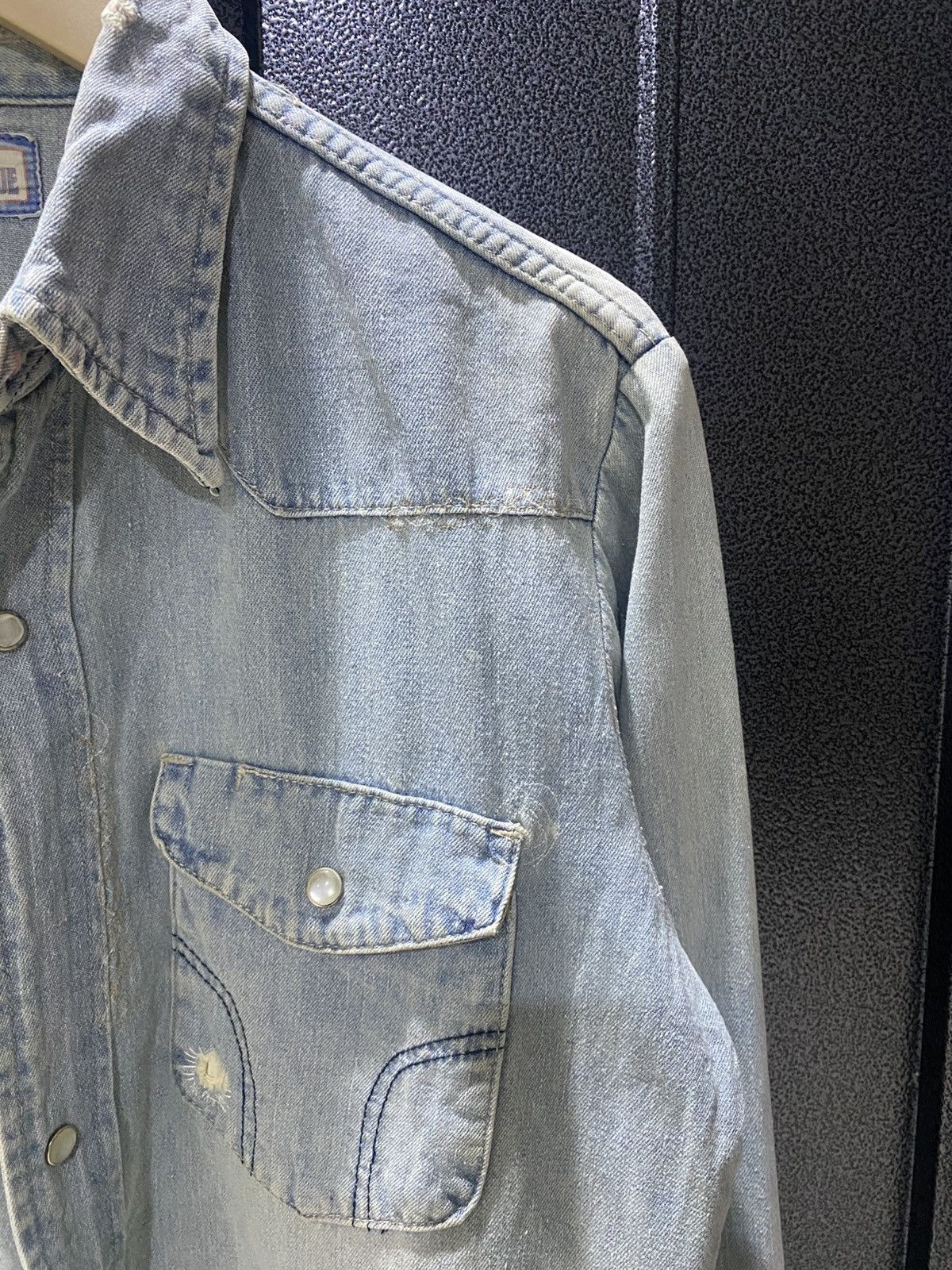 Blue Blue Japan Vintage Blue Blue Japan Western Denim Shirt Made Japan Size US M / EU 48-50 / 2 - 3 Thumbnail