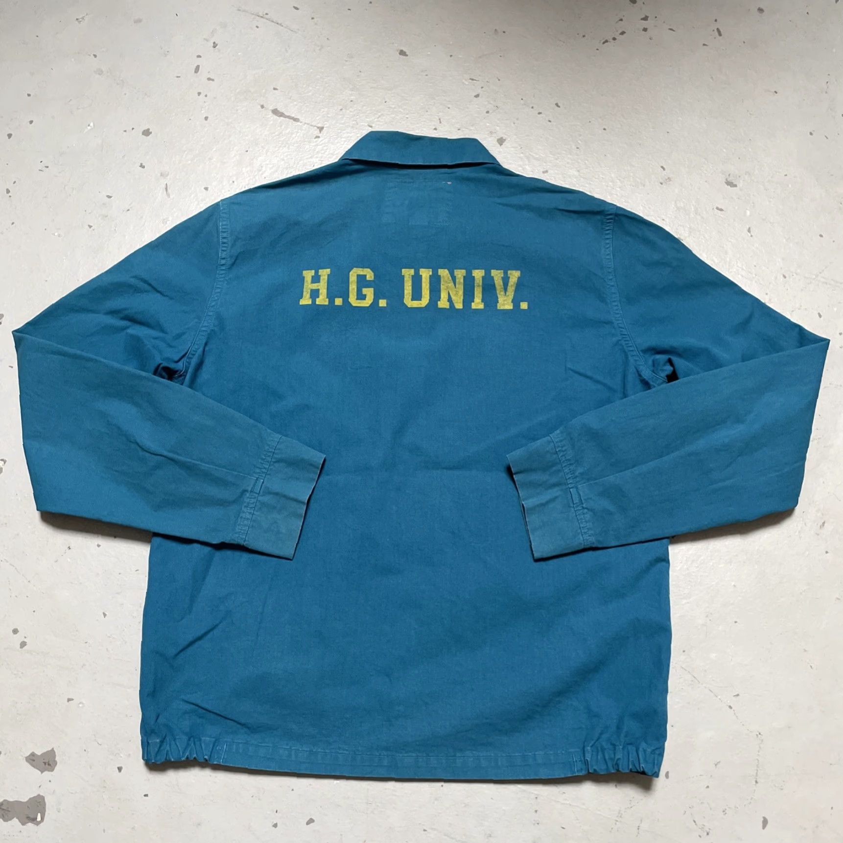 Hysteric Glamour Hysteric Glamour University Girl Cotton College OverDyed Japan Work Jacket M Blue Bomber Jacket Unisex Adults XS? Size US M / EU 48-50 / 2 - 6 Thumbnail