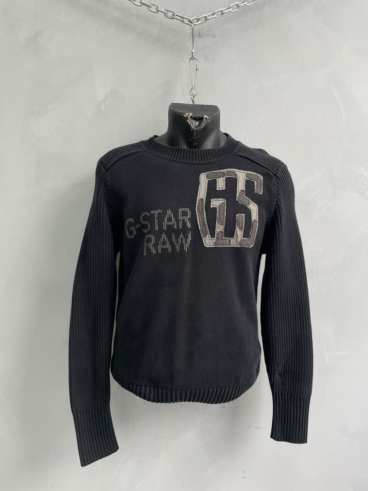 G-Star G star avant garde big logo sweater y2k Size US L / EU 52-54 / 3 - 1 Thumbnail