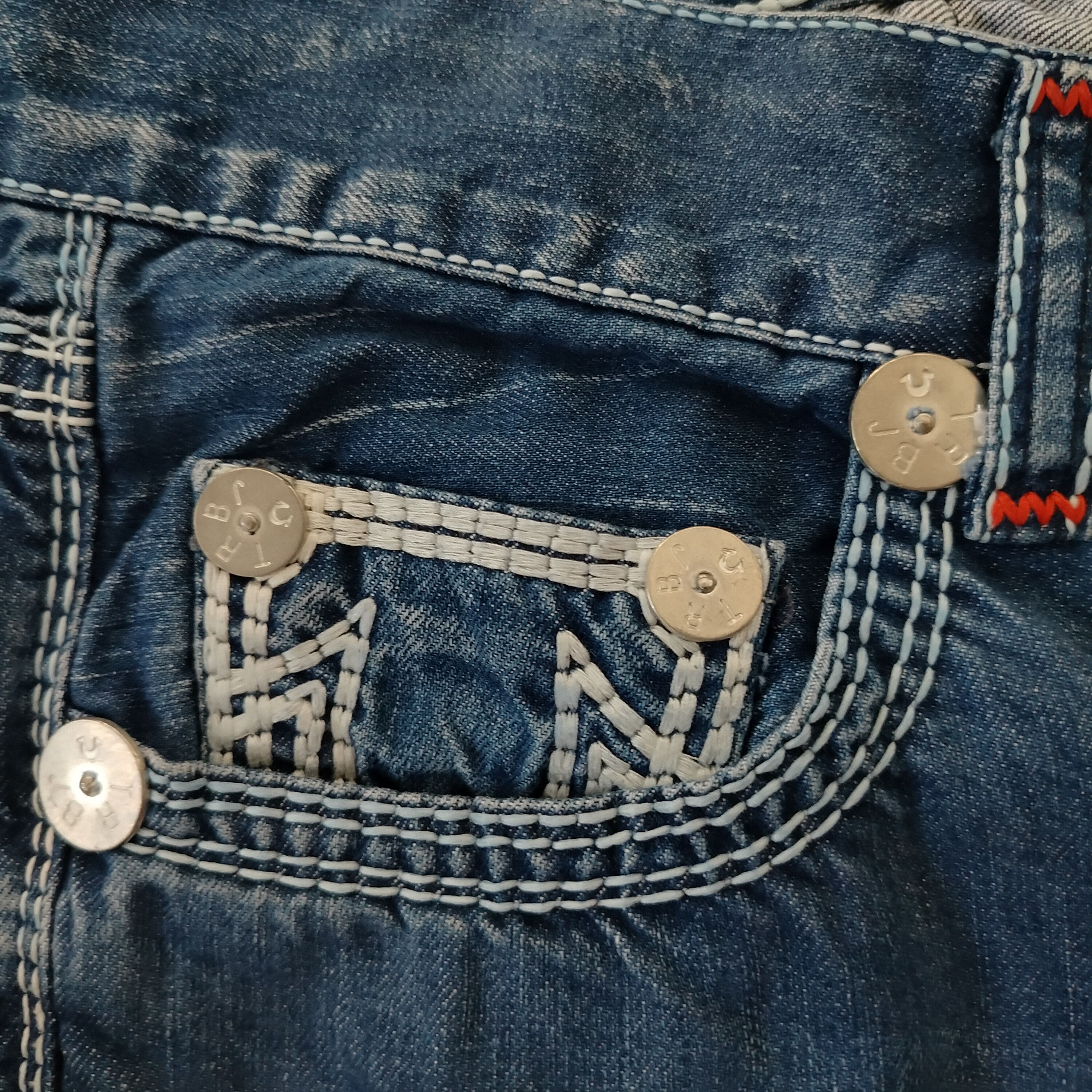 True Religion TRUE RELIGION Men's Jeans Ricky Super T World Tour USA Made Size US 38 / EU 54 - 3 Thumbnail