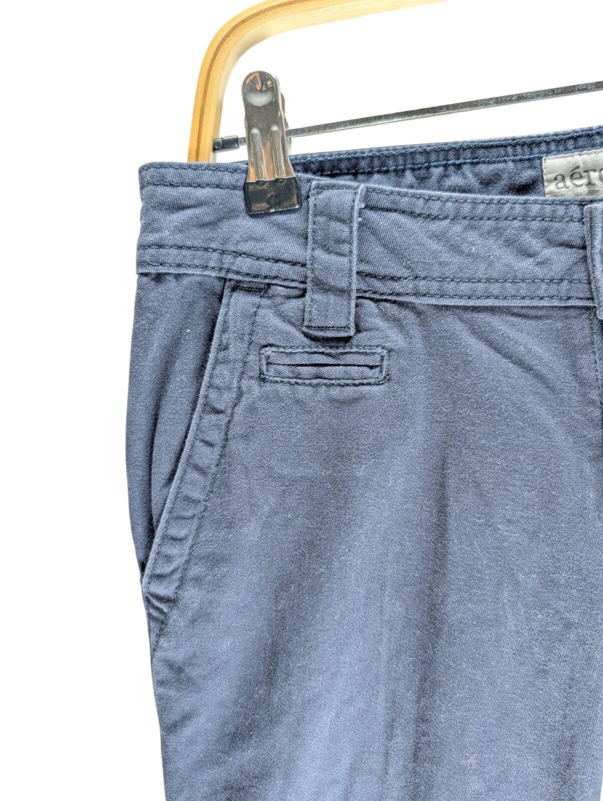 Aeropostale Aeropostale Navy Stretch Chino Pants – Women’s 5/6 (Short) Size 28" / US 6 / IT 42 - 3 Thumbnail