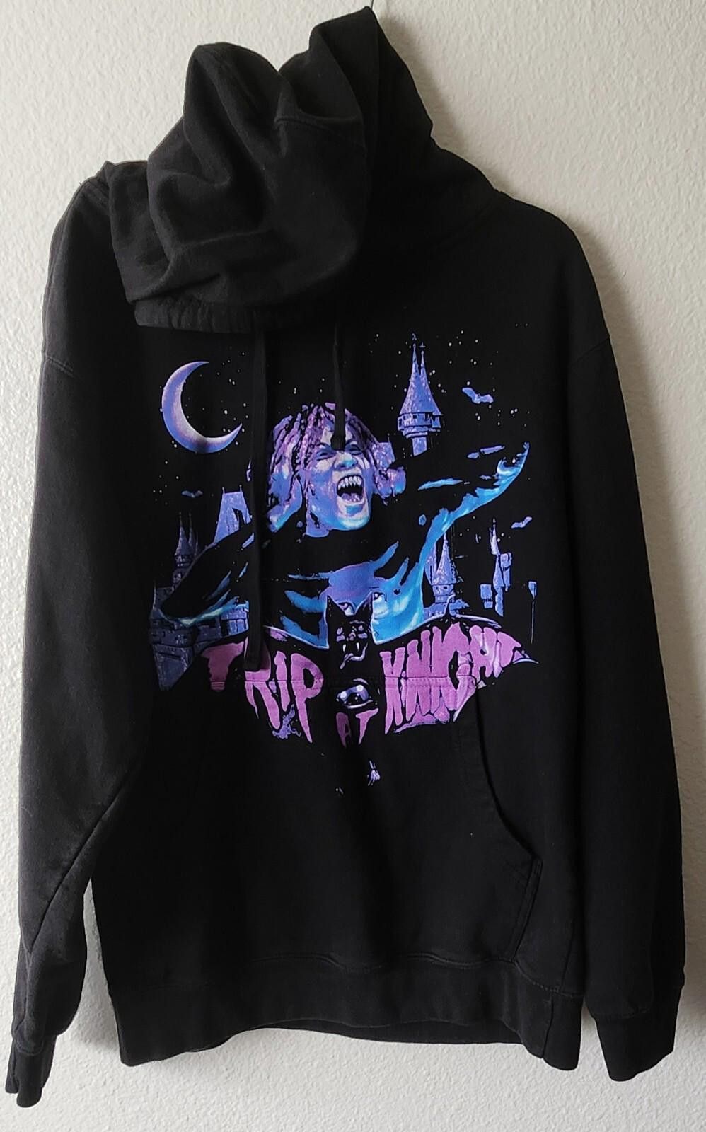Designer Trippie Redd Bat Scream Hoodie Size SMALL Size US S / EU 44-46 / 1 - 1 Thumbnail