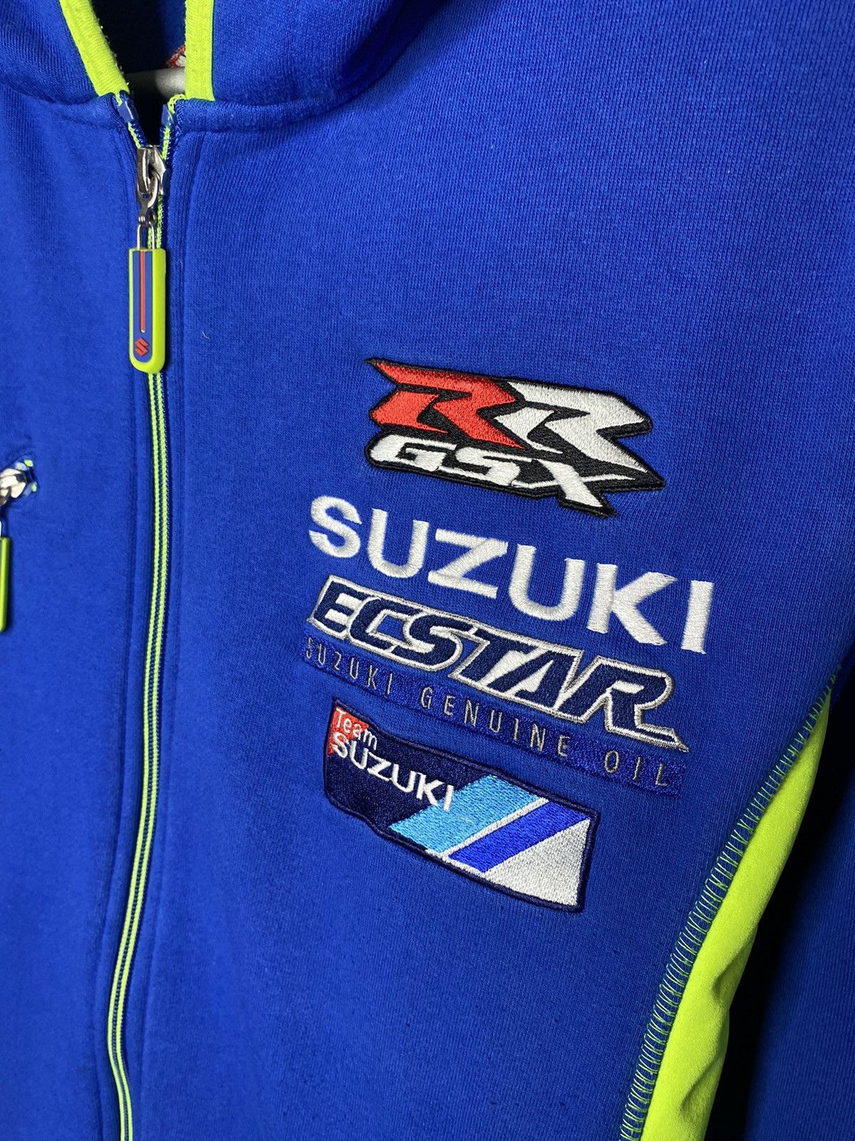 Vintage 🏎️Vintage Suzuki Motorcycle F1 Racing Team Full Zip Hoodie🏎️ Size US XS / EU 42 / 0 - 8 Thumbnail