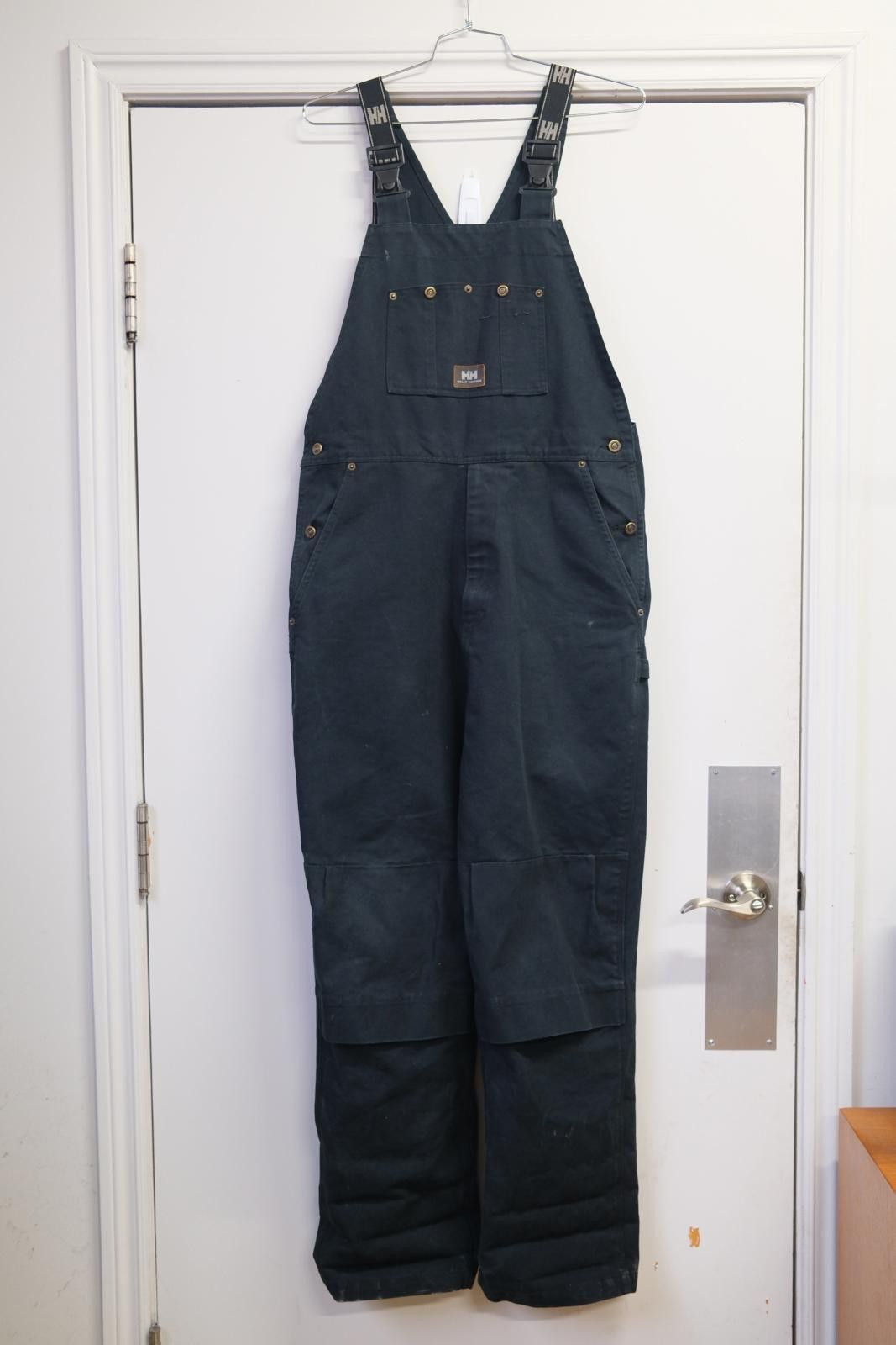 Helly Hansen 2010 Helly Hansen Black Overall Leather Patch Carpenter Pant Size ONE SIZE - 1 Thumbnail