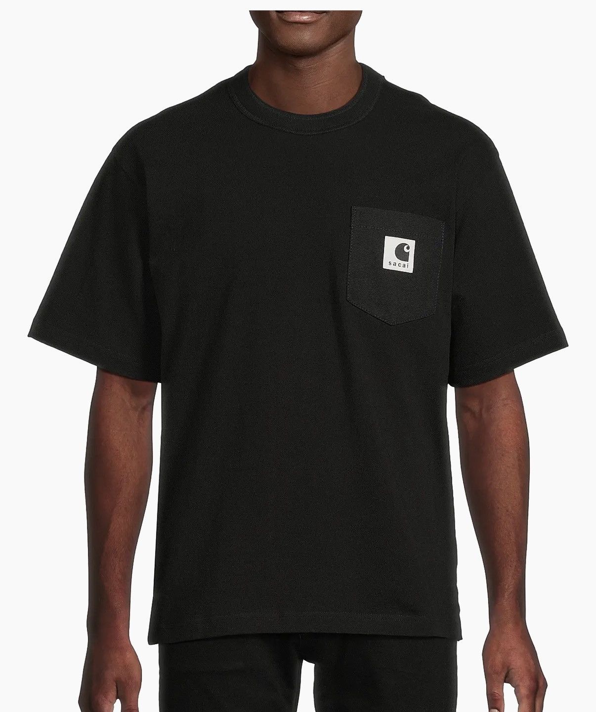 Sacai x Carhartt WIP Pocket T-Shirt Black Size 4 Japan