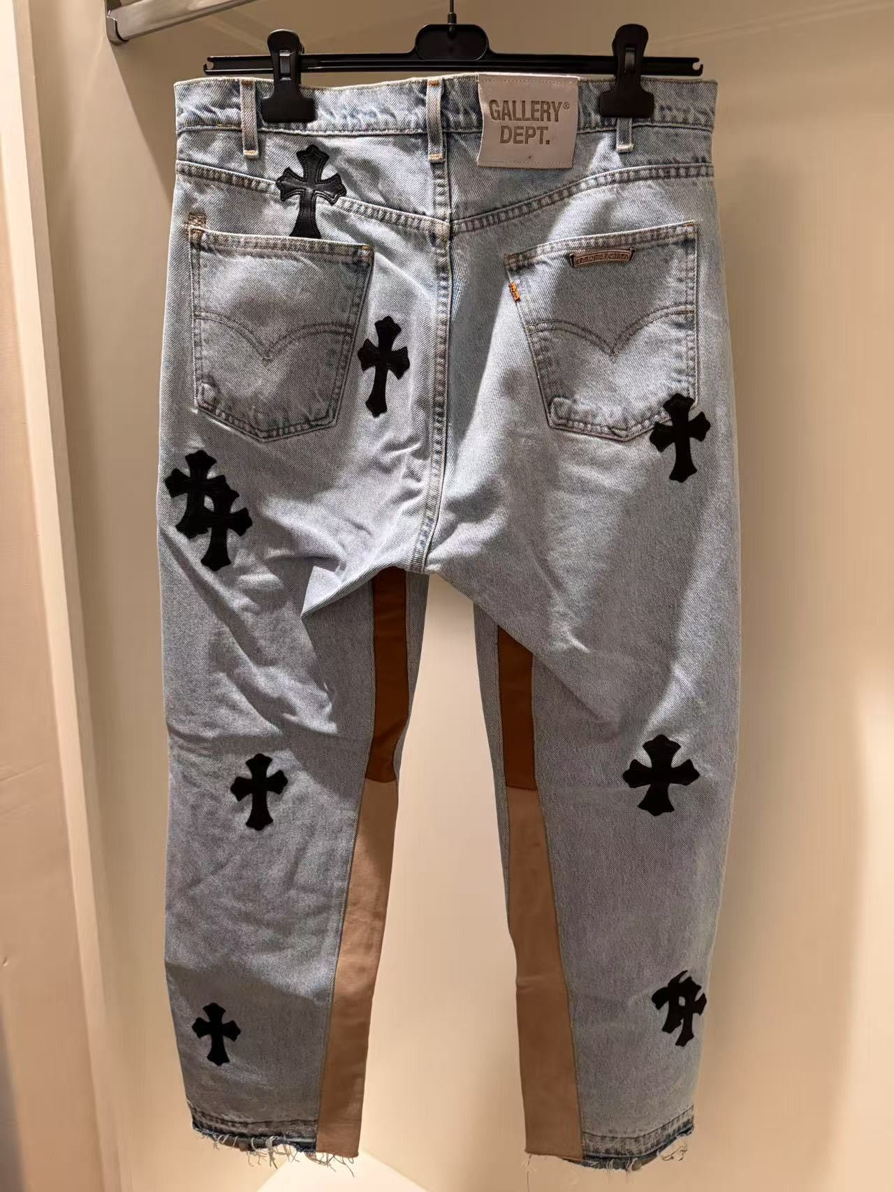 Chrome Hearts × Gallery Dept. Chrome hearts x Gallery dept 1 of 1 custom denim flare sz 34 Size US 34 / EU 50 - 2 Thumbnail