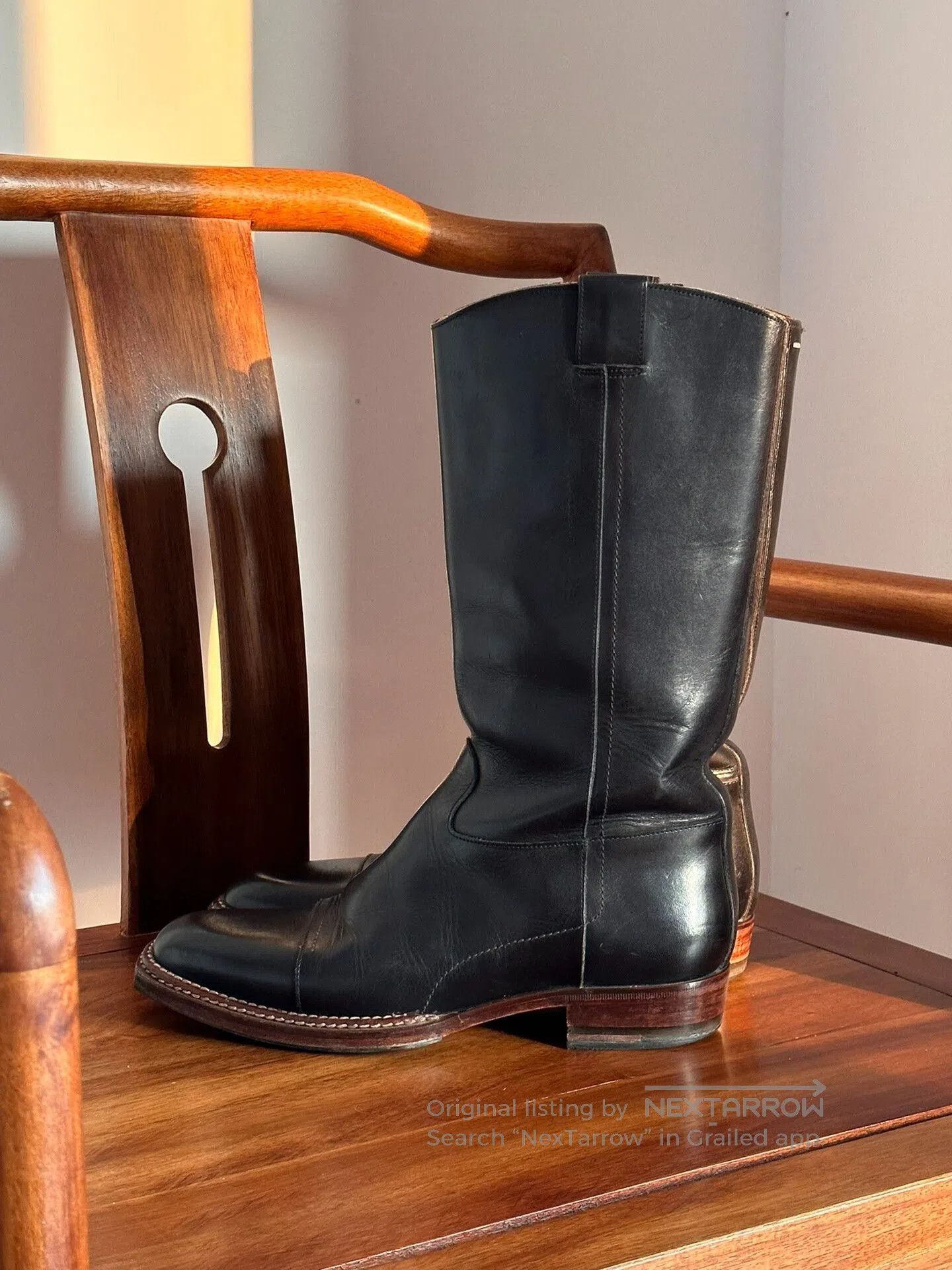 Maison Margiela Maison Martin Margiela Black Cowboy Boots. Size US 5 / IT 35 - 4 Thumbnail