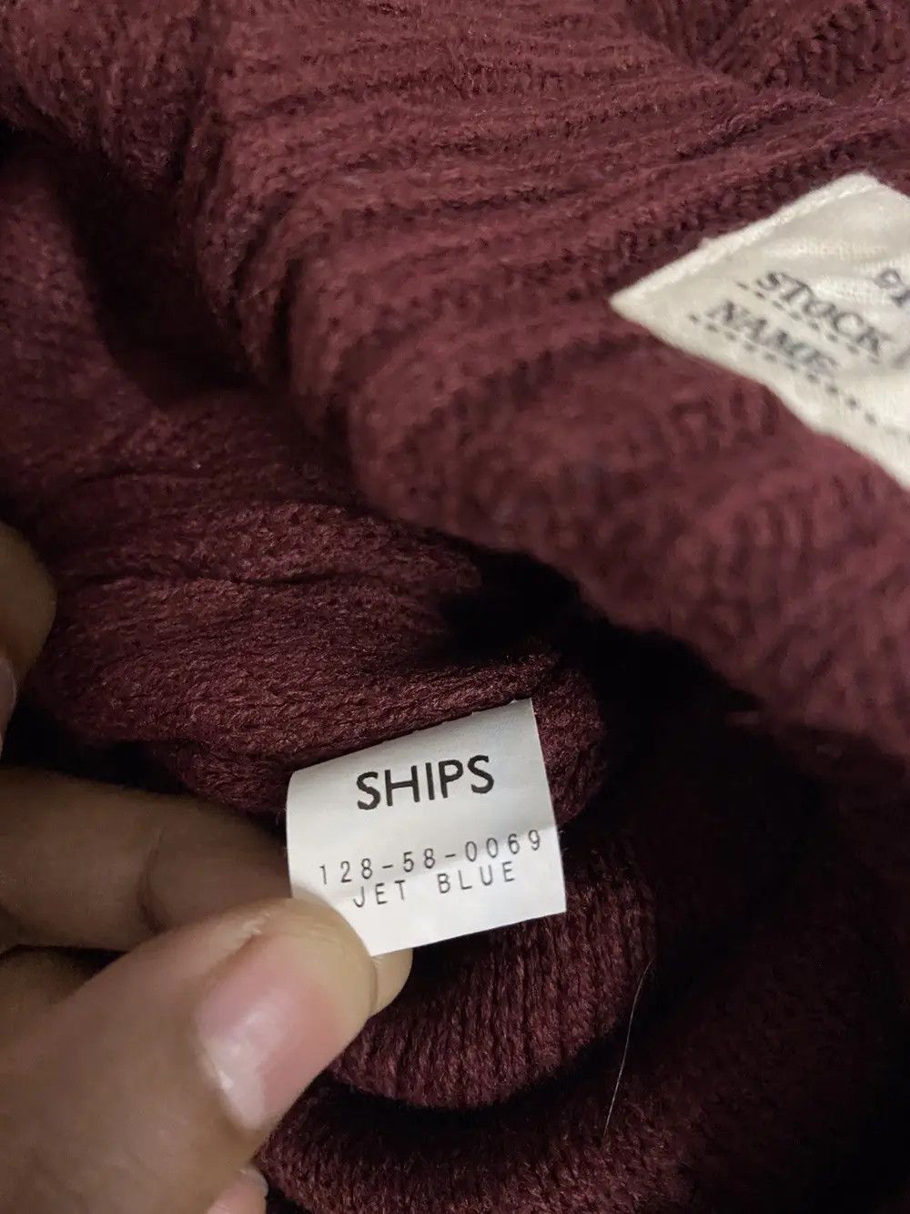 Japanese Brand Ships Plain Beanie Hat