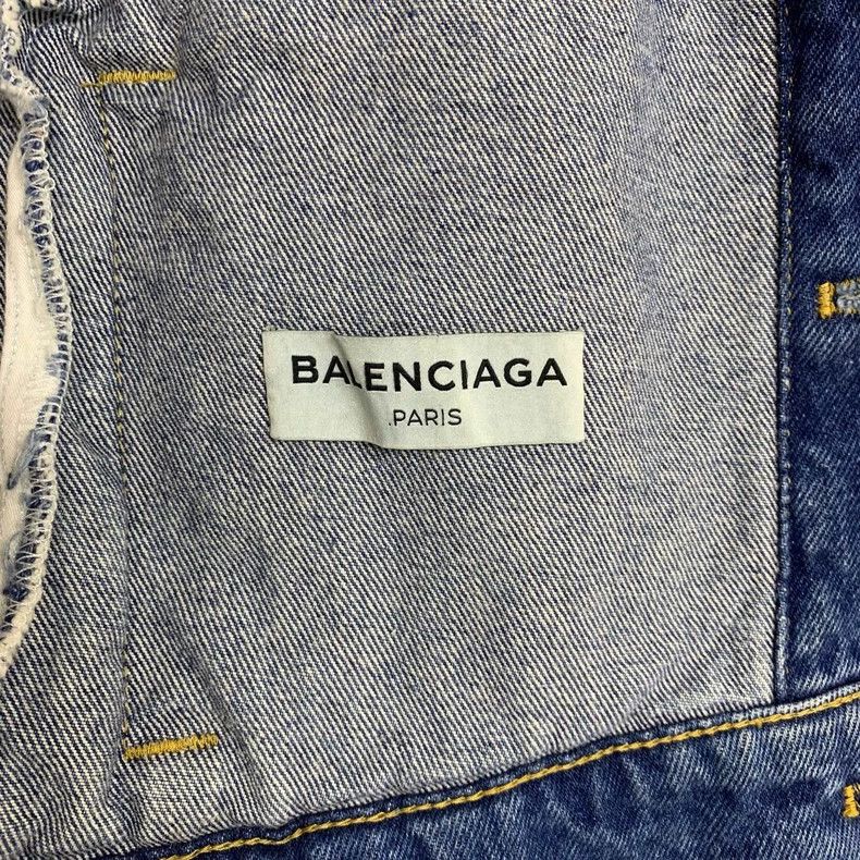 Balenciaga Balenciaga Blue simple denim jacket 2505-Nextarrow Size XS / US 0-2 / IT 36-38 - 2 Thumbnail