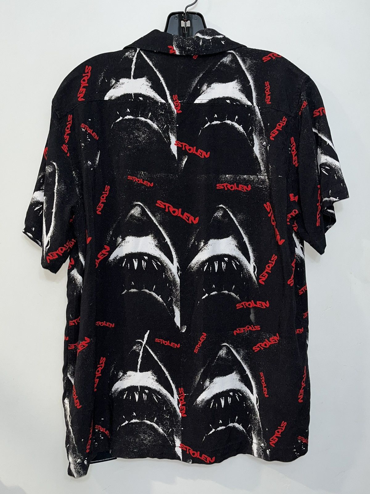 Other Crazy Y2K Faded Thrashed ERD Emo Cyber Grunge Jaws Button Up Size US M / EU 48-50 / 2 - 3 Thumbnail