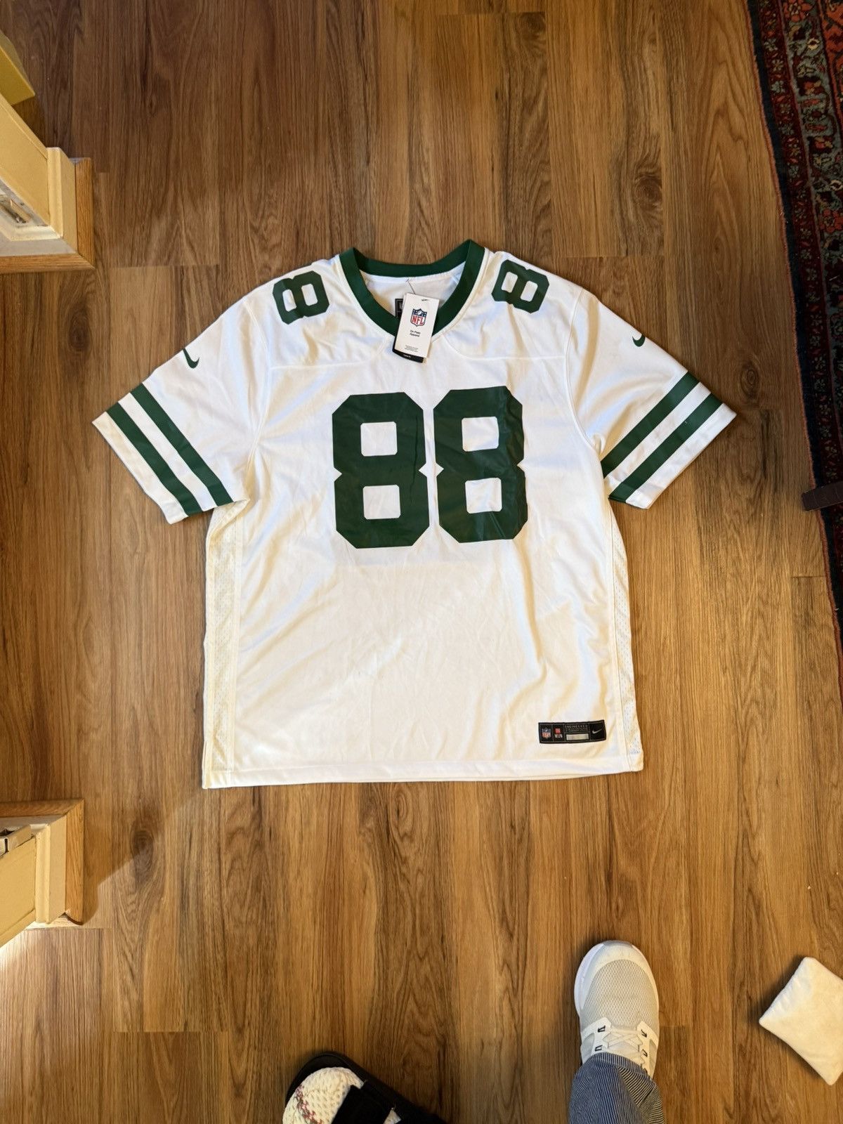 Nike Jets Al Toon Jersey new with tags on field Size US XXL / EU 58 / 5 - 2 Thumbnail