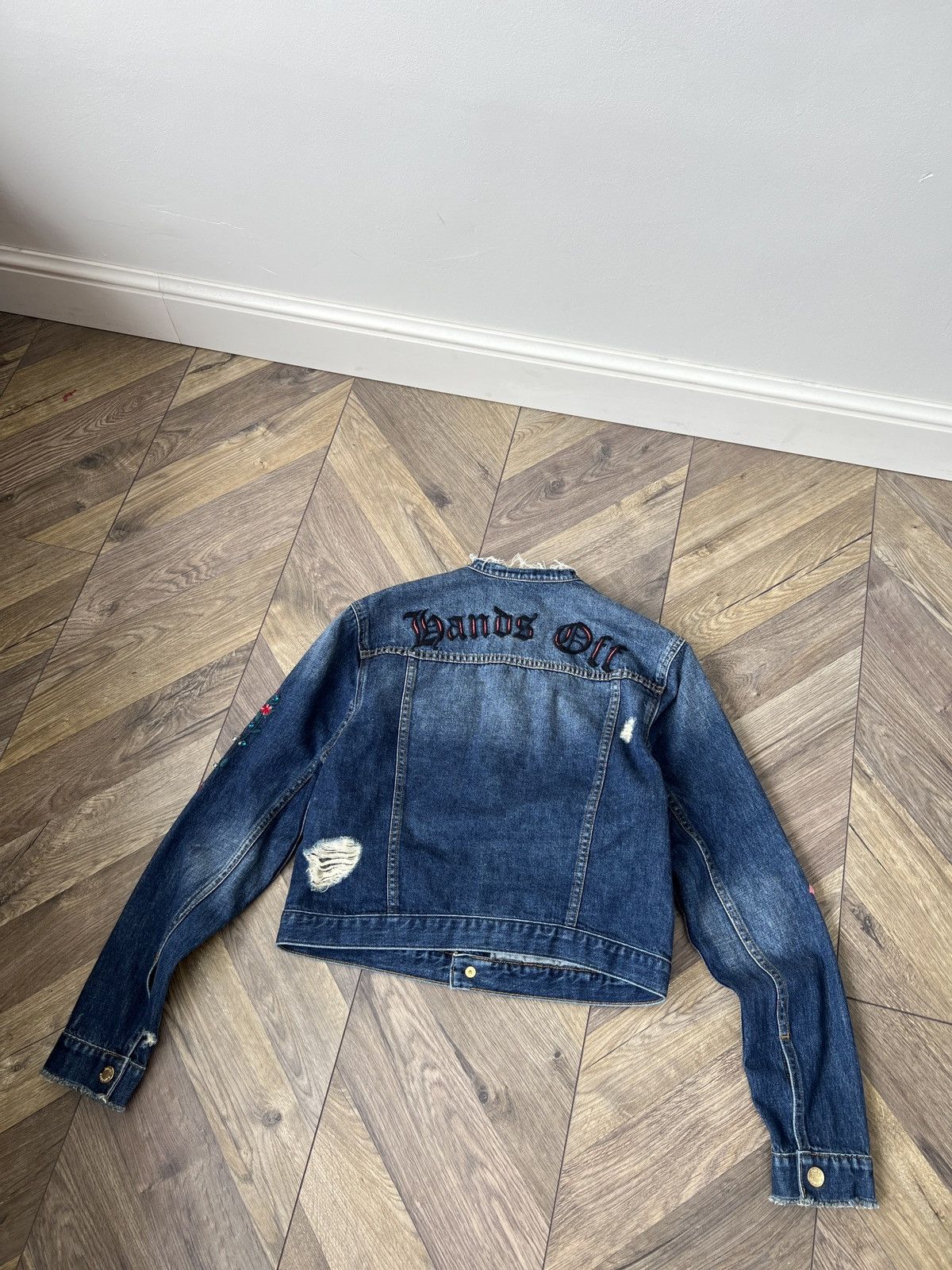 Juicy Couture Vintage RARE Juicy Couture Black Label Denim Jacket Size XS / US 0-2 / IT 36-38 - 15 Thumbnail