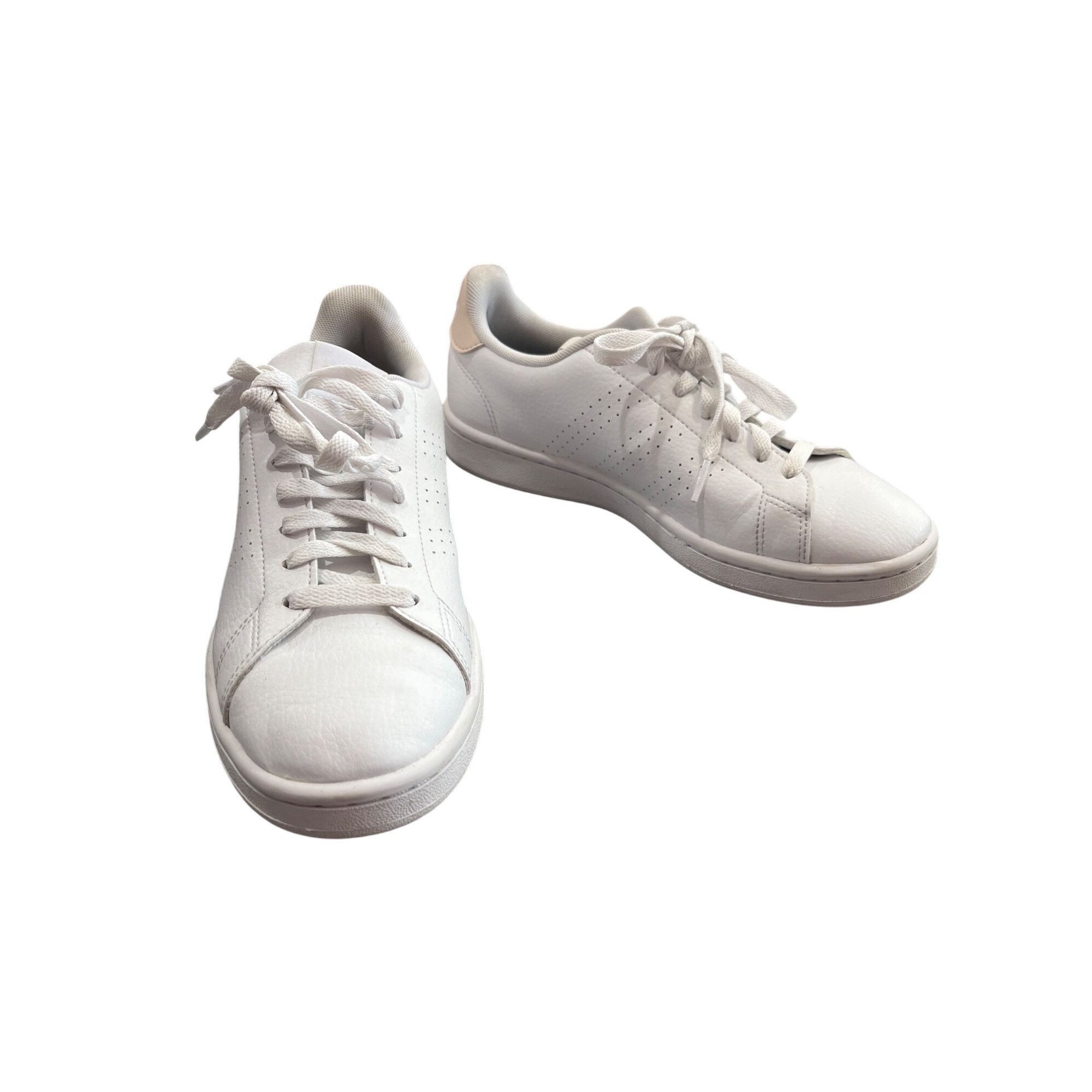 Adidas Adidas Mens White Sneakers Size 7.5 SKU 8939 Size US 7.5 / EU 40-41 - 1 Thumbnail