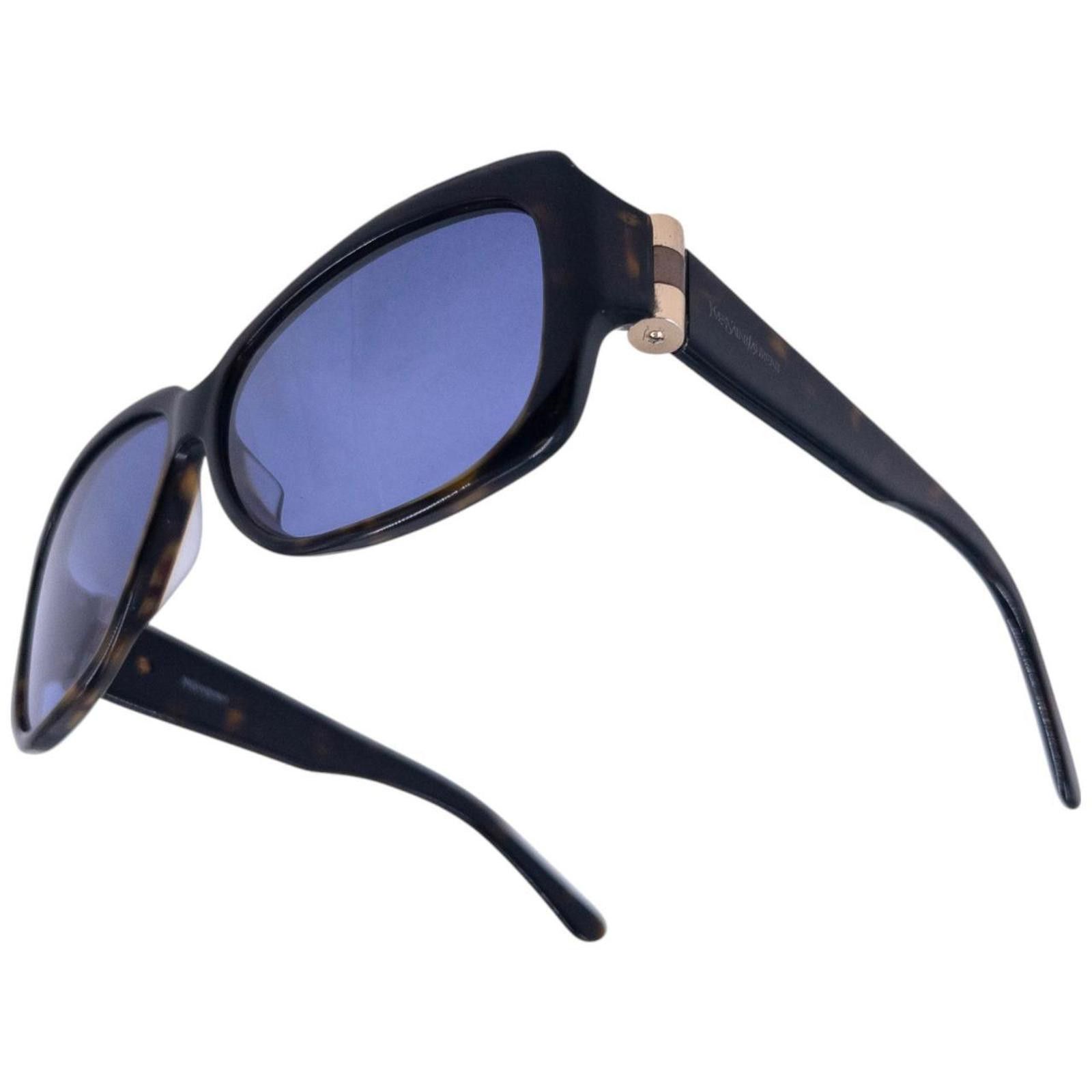 Yves Saint Laurent Vintage YSL Yves Saint Laurent Tortoise Shell Sunglasses Size ONE SIZE - 5 Thumbnail