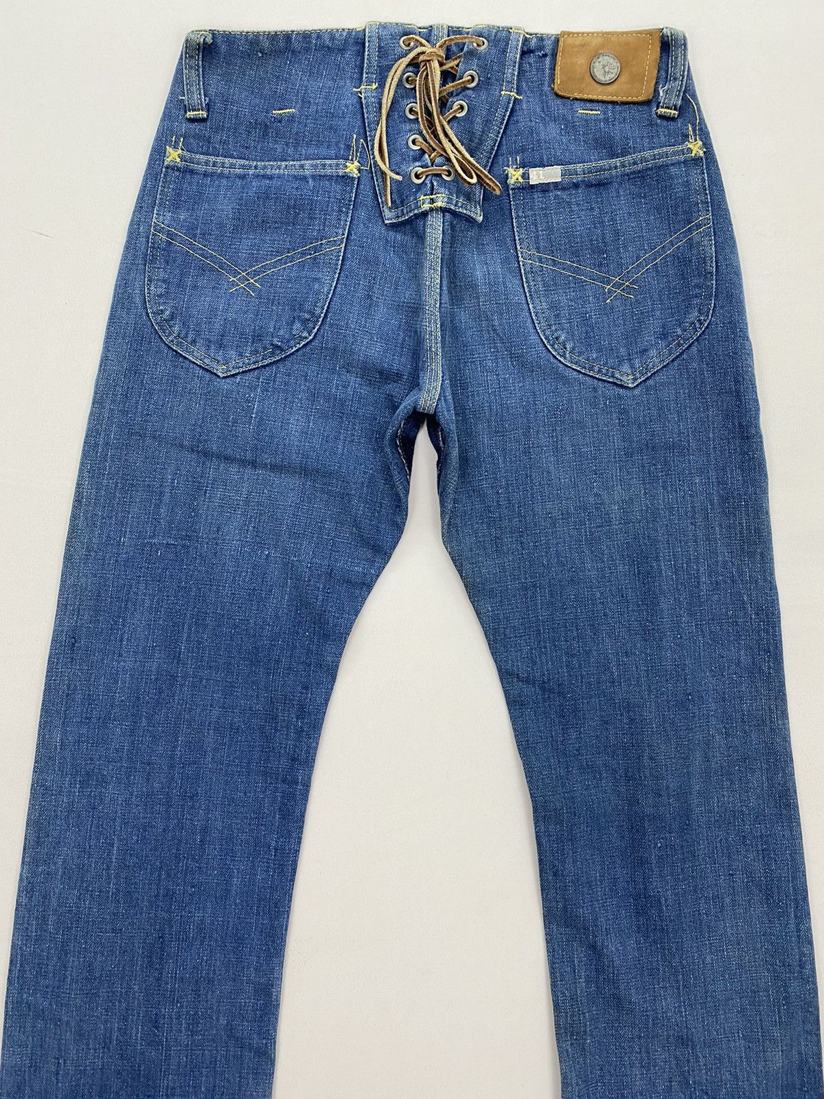 Sugar Cane Mihara Yasuhiro X Sugar Cane Selvedge Hybrid Flare Denim Size US 30 / EU 46 - 4 Thumbnail