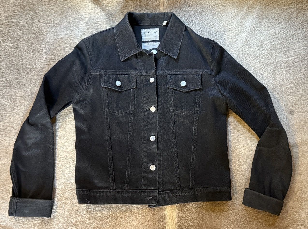 Helmut Lang 1999 Coated Denim Jacket | Grailed