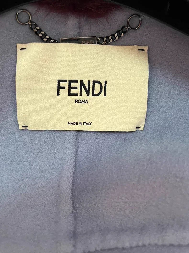 Fendi Fendi Mink Collar Coat Jacket Size XS / US 0-2 / IT 36-38 - 3 Thumbnail