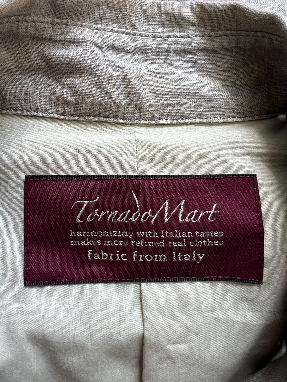 Tornado Mart 2000s Tornado Mart Cotton Linen Long Coat Size US S / EU 44-46 / 1 - 12 Thumbnail