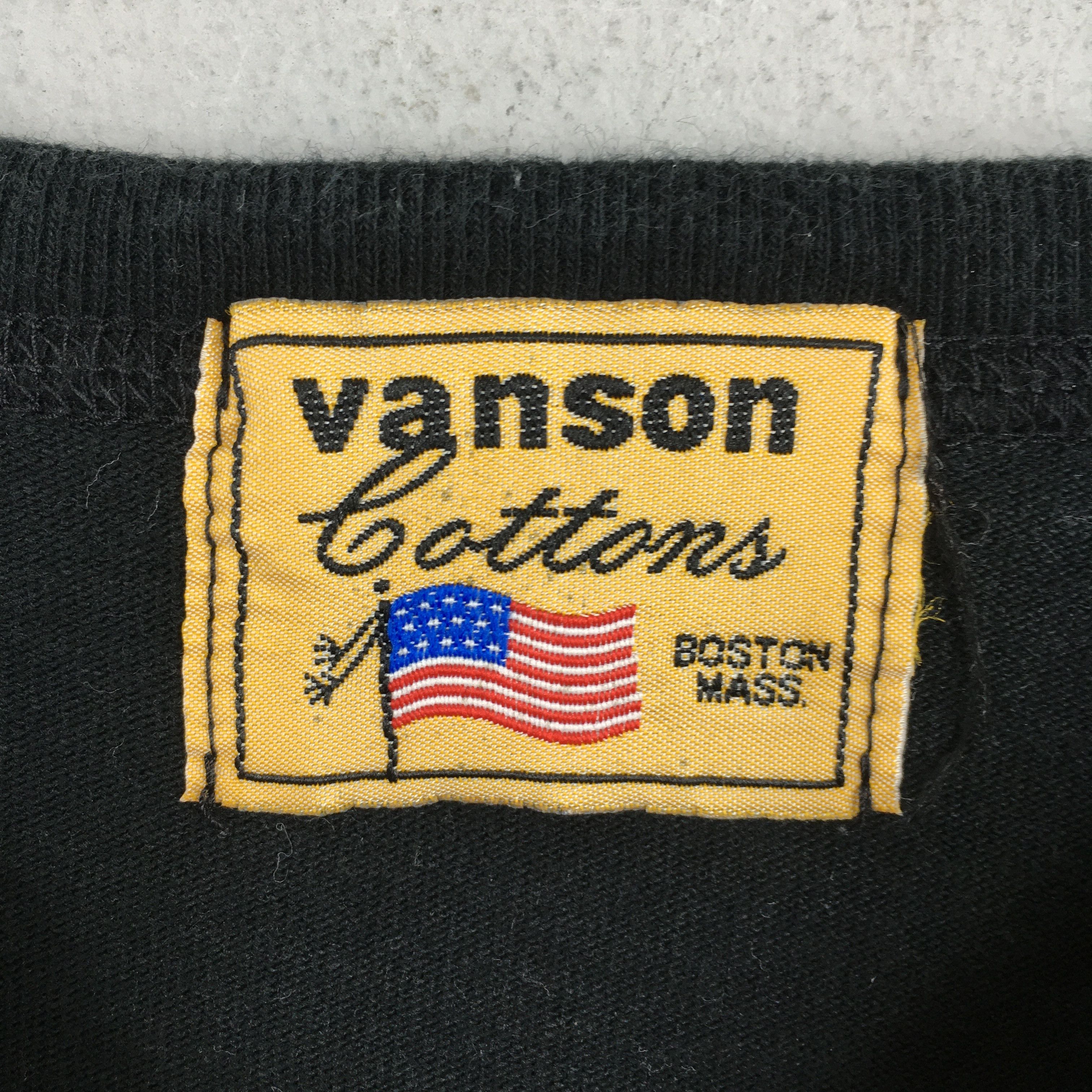 Vanson Leathers 90's Vanson Leather Skull Motorcycles Biker Black T shirt Size US M / EU 48-50 / 2 - 7 Thumbnail