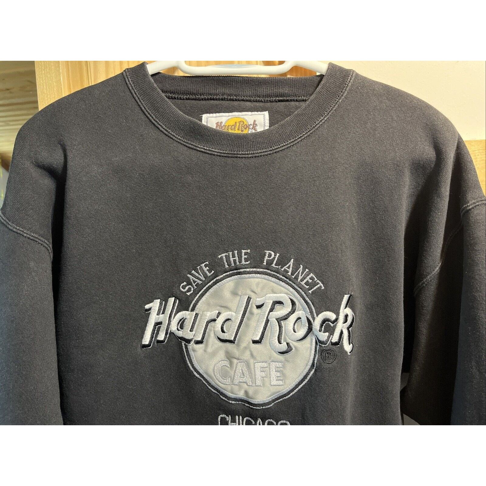 Hard Rock Cafe Hard Rock Cafe Chicago VTG Sweatshirt Crewneck Men M Black Size US M / EU 48-50 / 2 - 5 Thumbnail