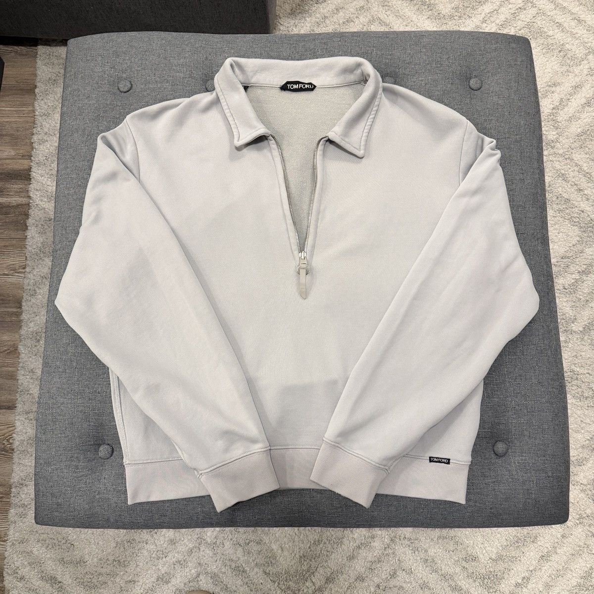 Tom Ford Tom Ford Quarter Zip Size US L / EU 52-54 / 3 - 1 Thumbnail