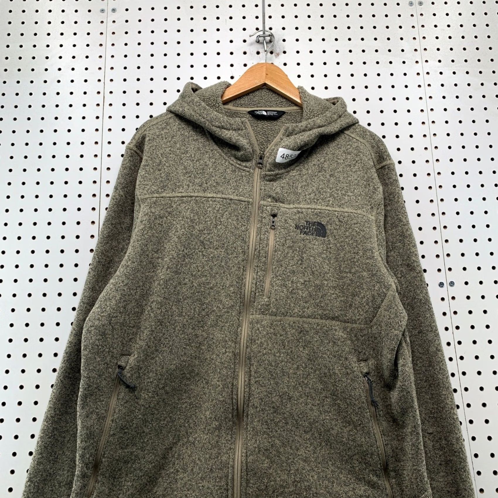 The North Face The North Face Gordon Lyons Full Zip Jacket Mens XL Green Heathered Fleece Hooded Size US XL / EU 56 / 4 - 5 Thumbnail