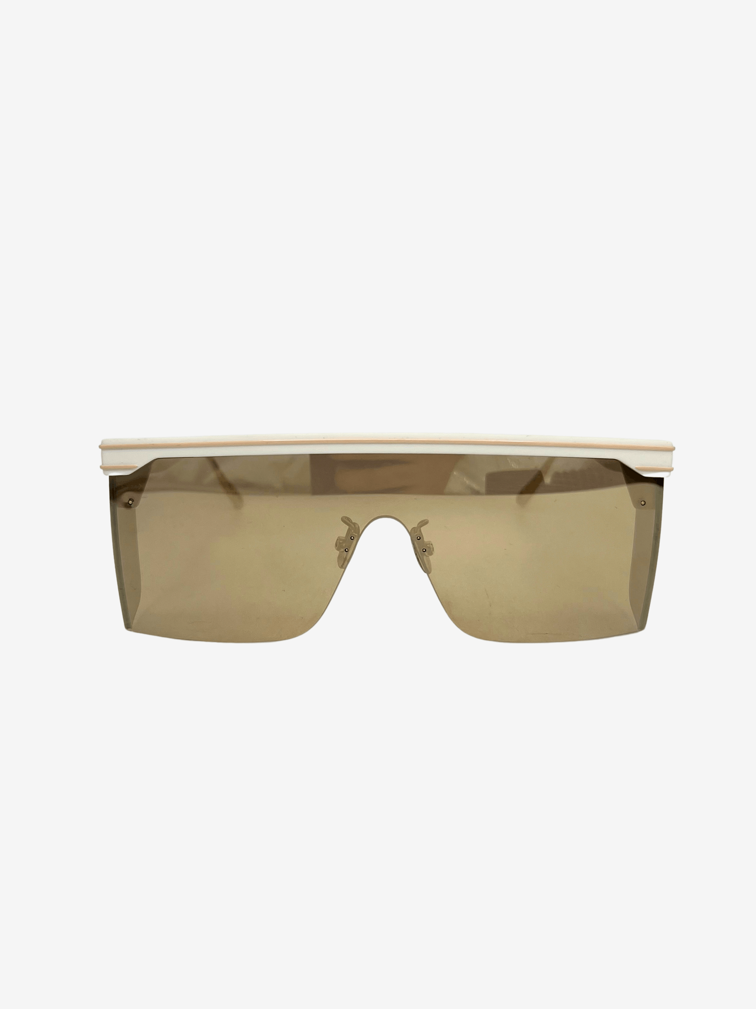 Dior $768 Christian Dior Rose Visor Sunglasses Size ONE SIZE - 1 Thumbnail