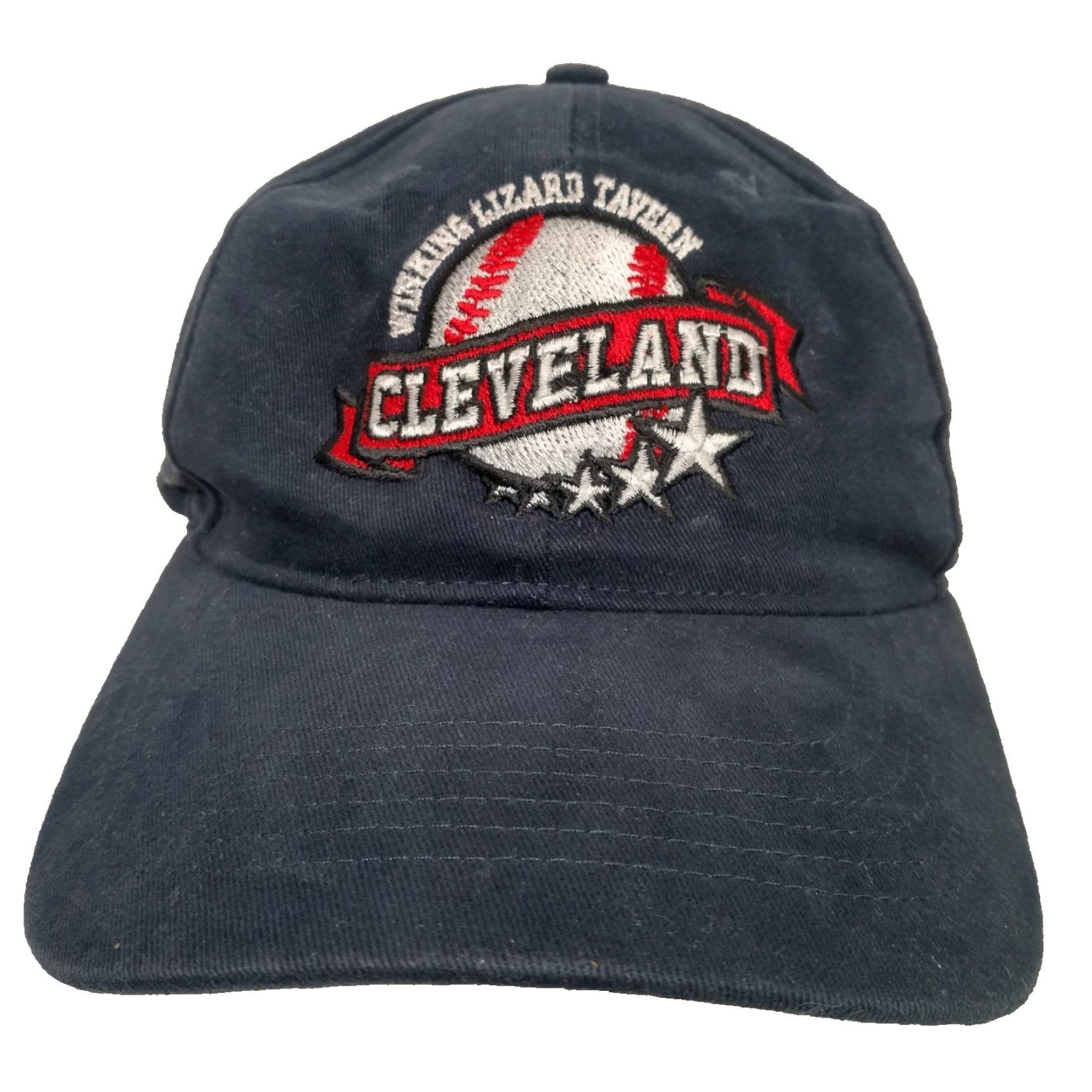 Vintage Winking Lizard Tavern Cleveland All Star Game Baseball Cap Hat Adjustable Embroidered Richardson Men One Size Blue Cotton Canvas Cap Size ONE SIZE - 2 Thumbnail