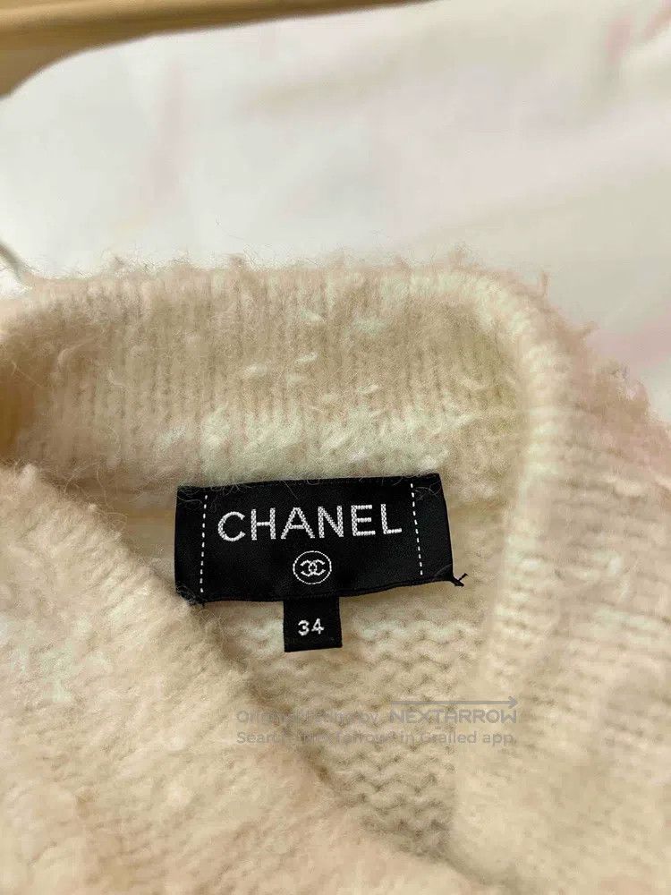 Chanel Chanel Milk white three-pocket schoolbag buckle cashmere c Size XXS / US 00 / IT 34 - 7 Thumbnail