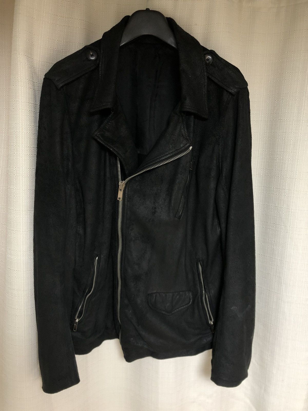 Rick Owens Sold GLEAM A/W10 BLISTERED Leather Jacket Size US M / EU 48-50 / 2 - 4 Thumbnail