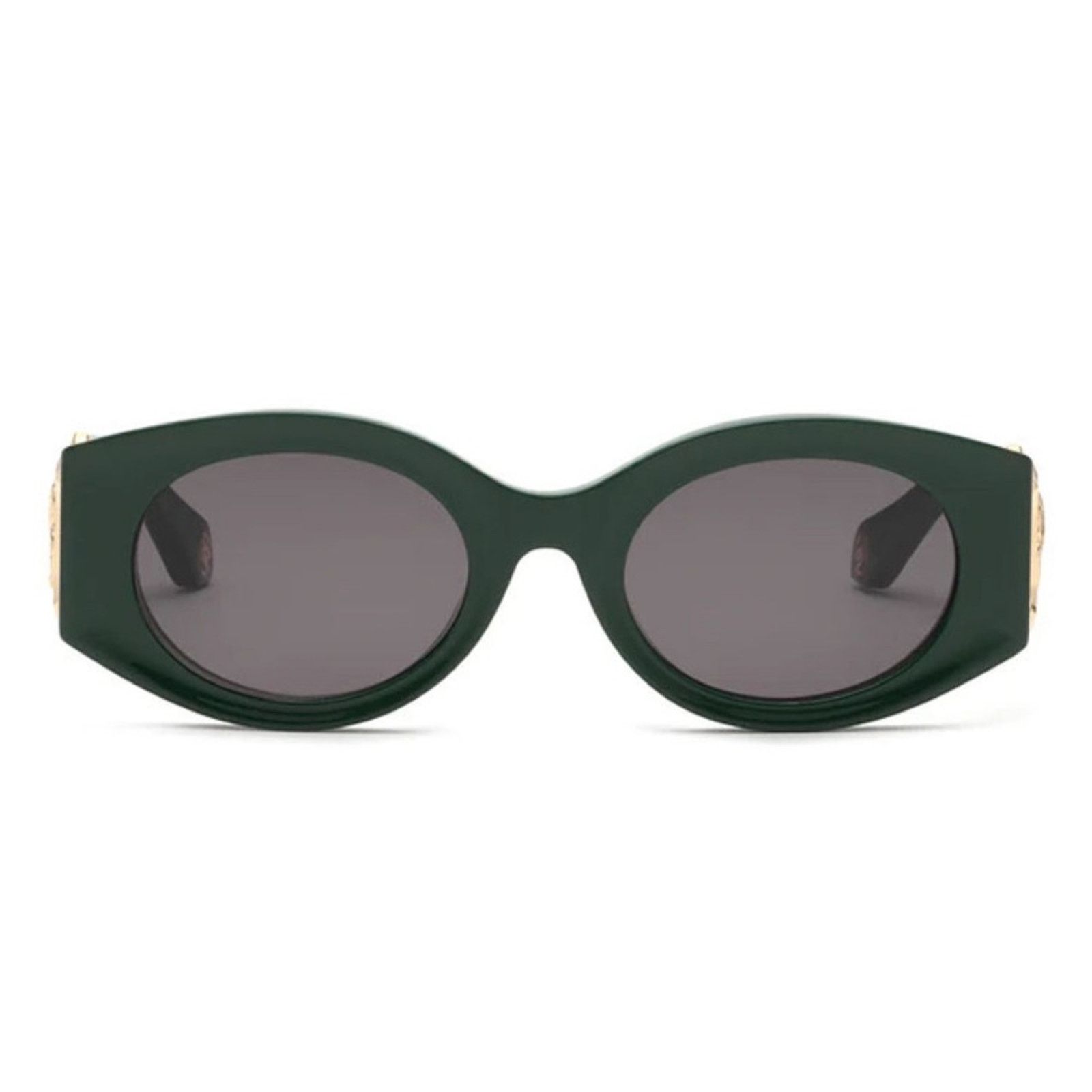 Roberto Cavalli New! Roberto Cavalli SRC064 0D80 Elegant Green Sunglasses Size ONE SIZE - 3 Thumbnail
