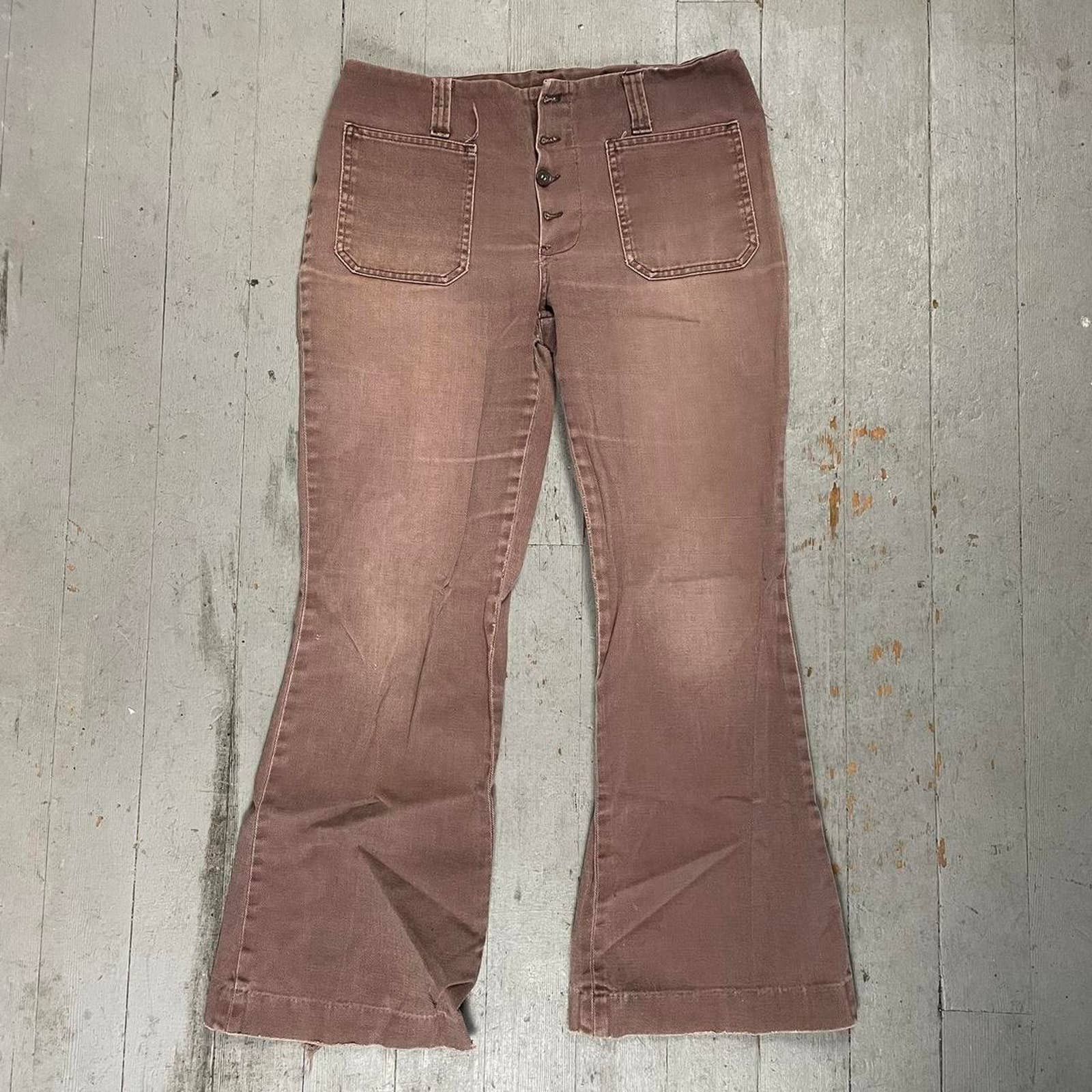 image of Levis For Gals 31X27 Vintage Chocolate Brown 60S Flare Pants, Women's