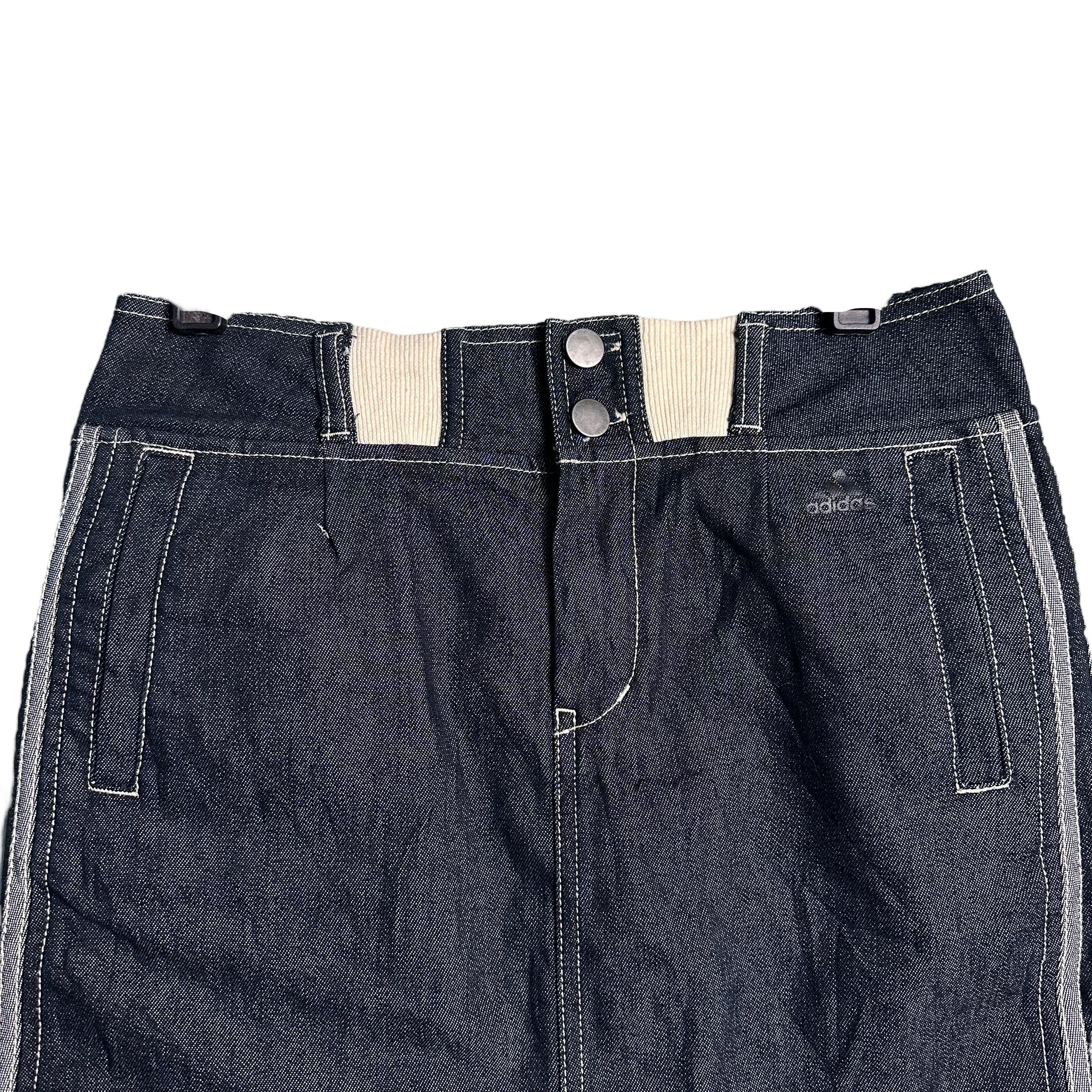 Adidas 🔥RARE🔥Adidas Denim Mini Skirt Size 27" / US 4 / IT 40 - 4 Thumbnail