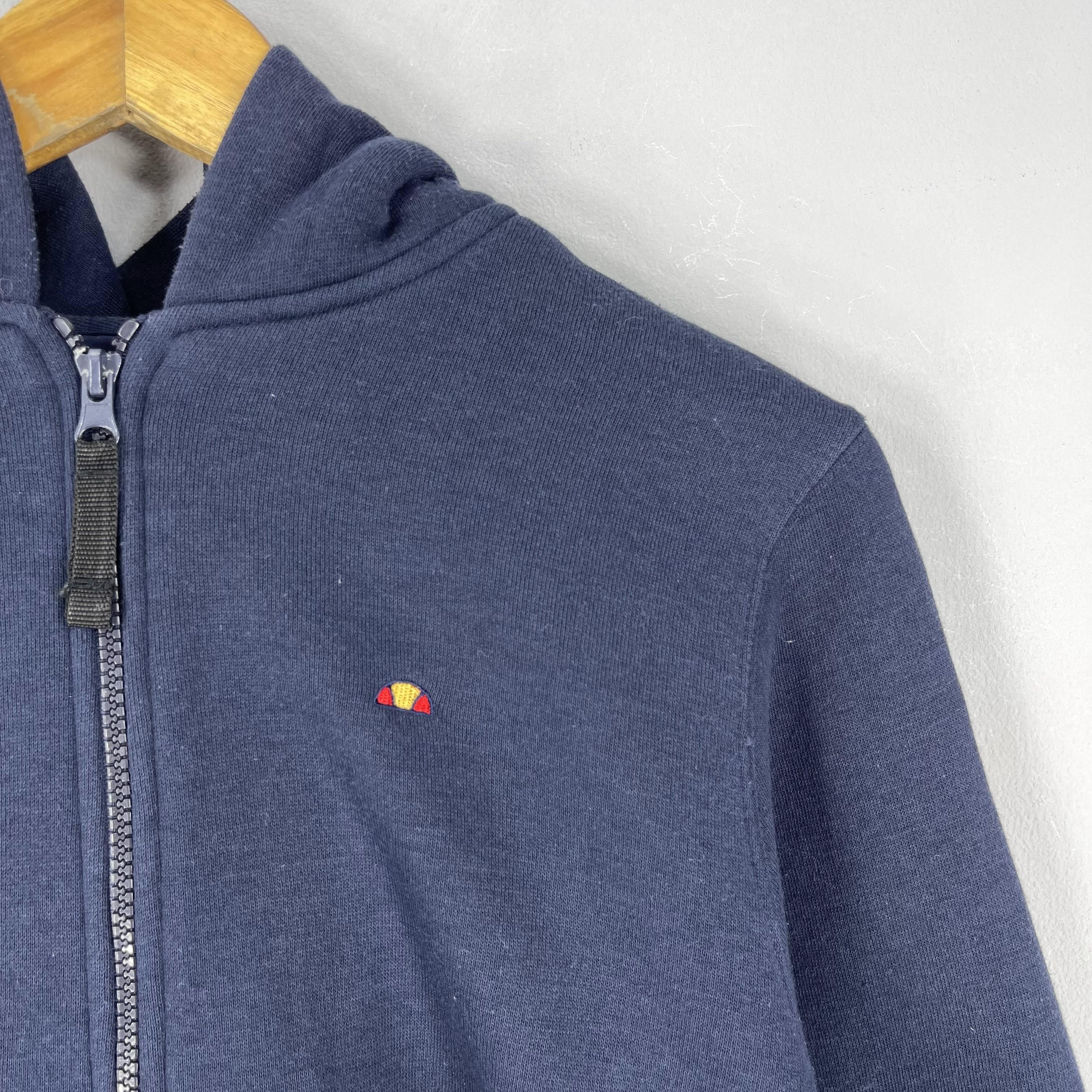Ellesse Vintage 90s ELLESSE Spellout Big Logo Pullover Crop Hoodie Size M / US 6-8 / IT 42-44 - 6 Thumbnail