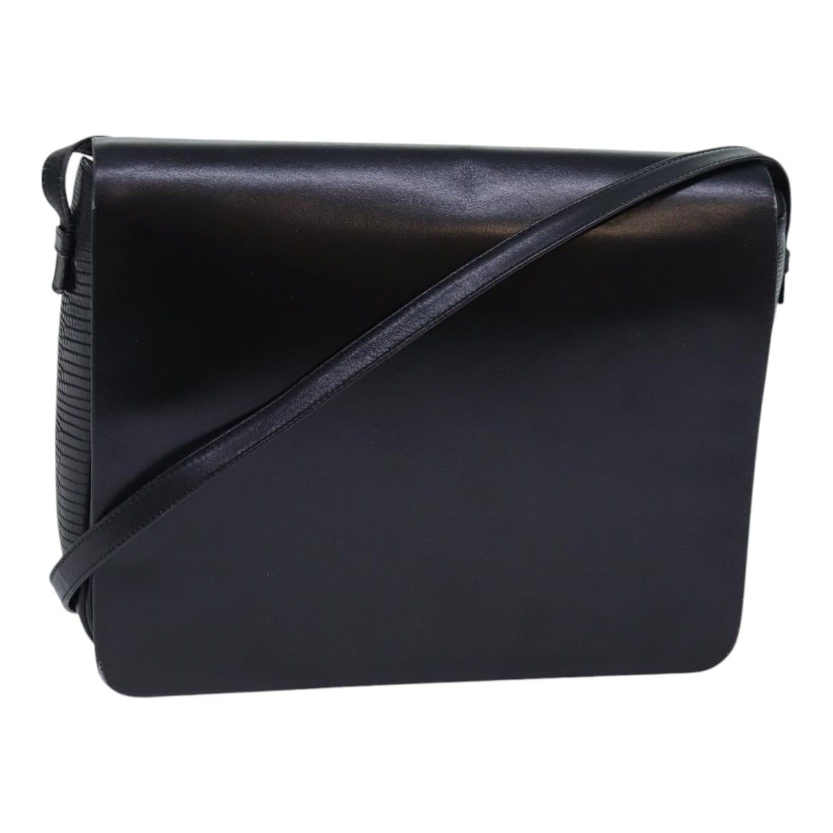 Salvatore Ferragamo Black Leather Shoulder Bag (Pre-Owned) Size ONE SIZE - 1 Thumbnail