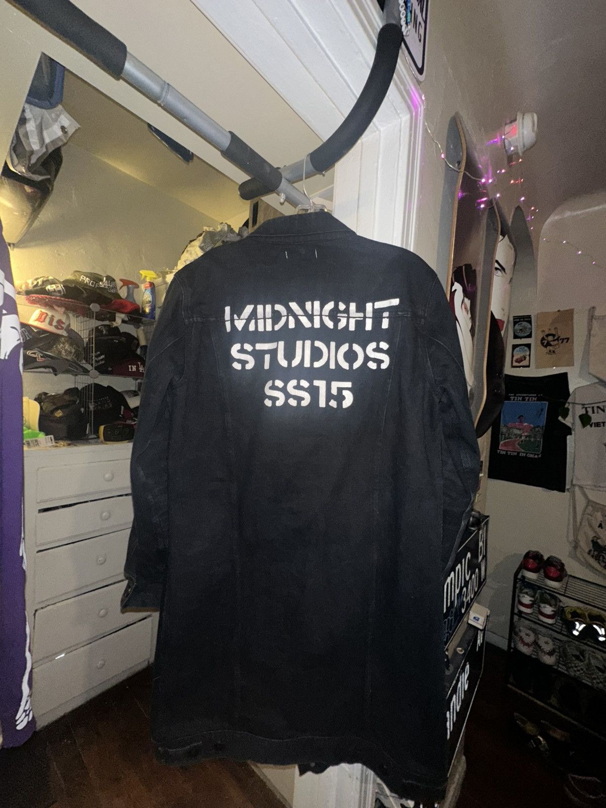 Midnight Studios Midnight Studios Trenchcoat Black Denim 2015 AWGE A$AP Rocky Size US S / EU 44-46 / 1 - 1 Thumbnail