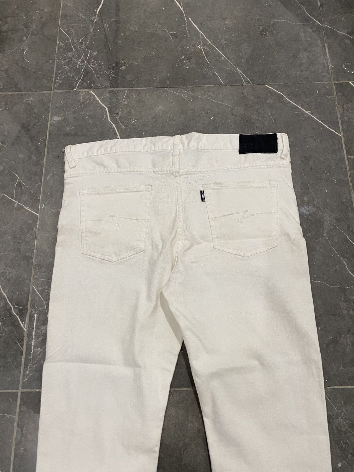 JACKROSE Jack Rose Japanese White Skinny Jeans Size US 35 - 5 Thumbnail