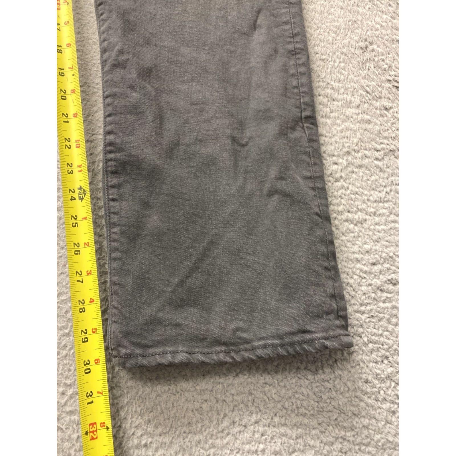 Polo Ralph Lauren VINTAGE Polo Ralph Lauren Jeans Men’s Slim Fit 40x30 Gray Denim 90s Hip Hop Casual Size 27" / US 4 / IT 40 - 7 Thumbnail