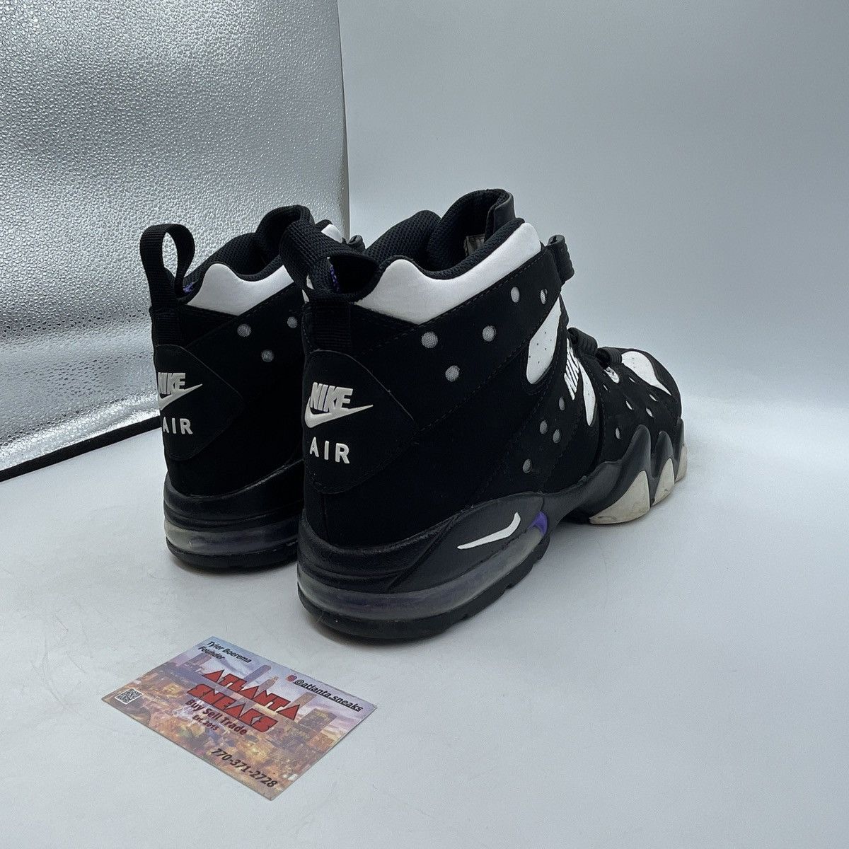 Nike Air max 2 black purple Size US 12 / EU 45 - 5 Thumbnail