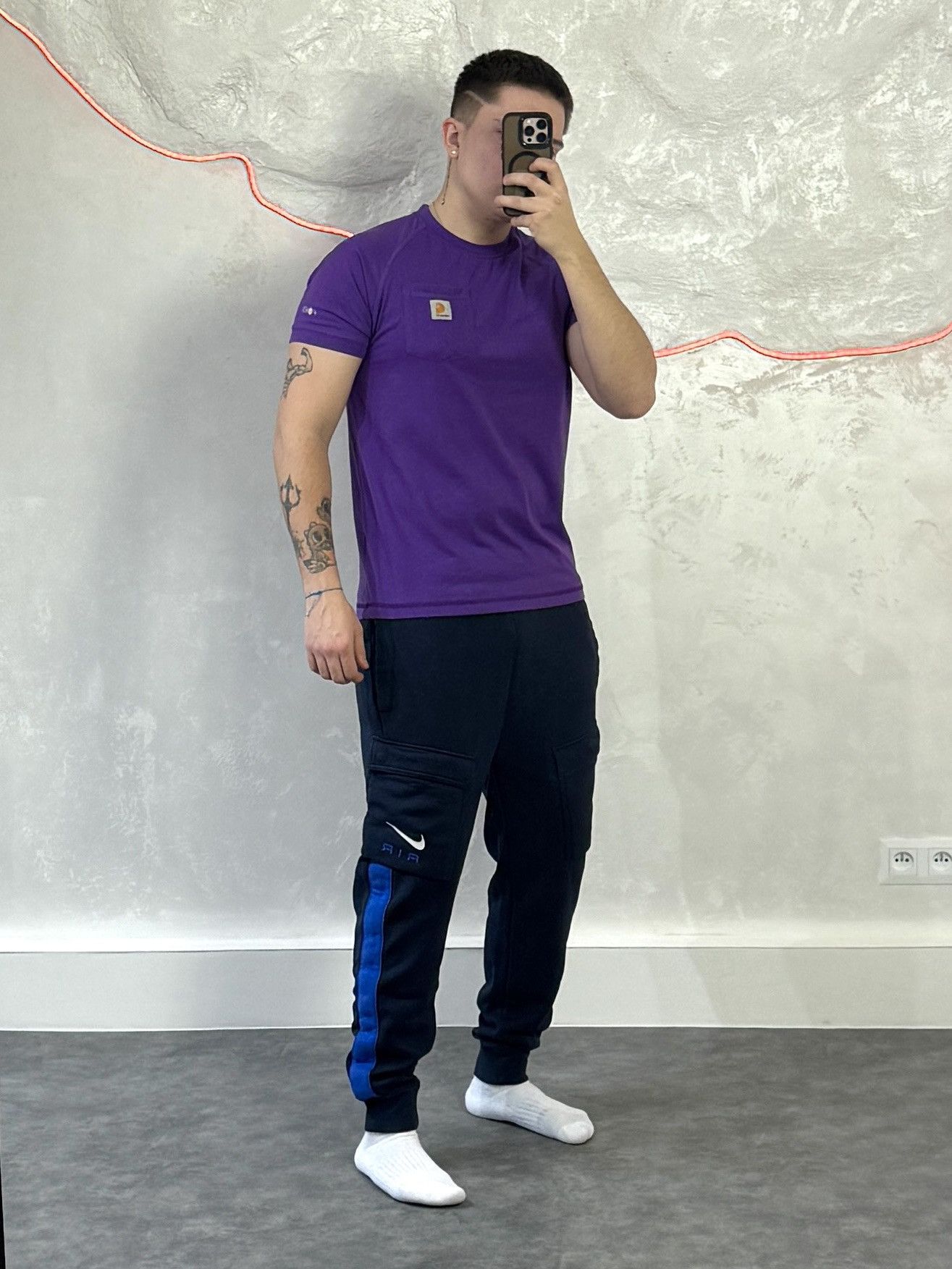 Nike Nike air sweatpants sportwear cargo multipocket Size US 30 / EU 46 - 1 Thumbnail