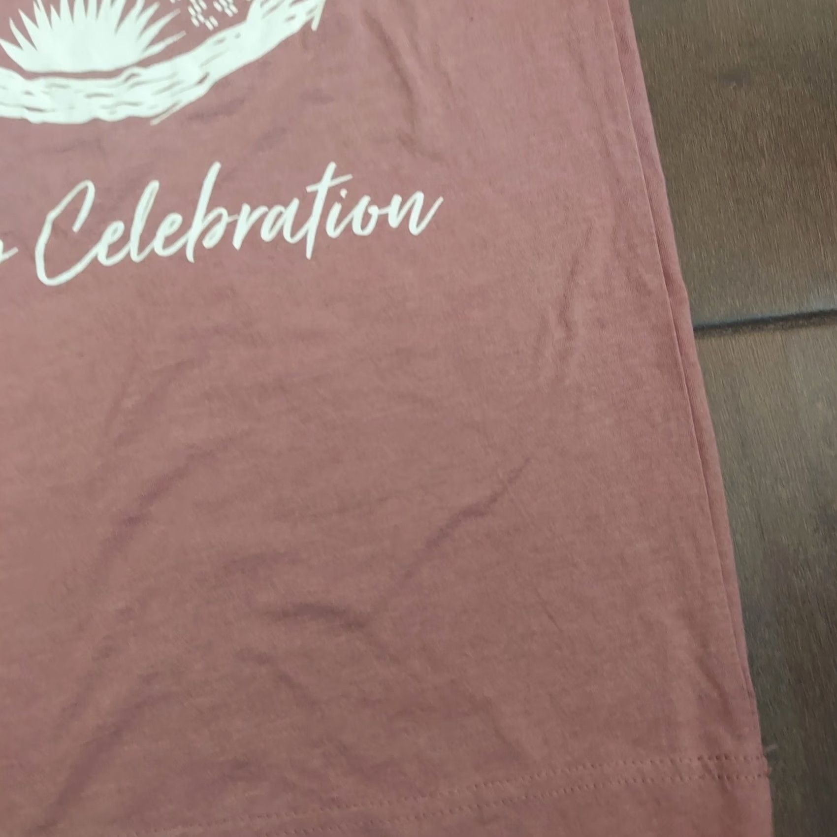 Vintage Bella Canvas Women's T-Shirt San Manuel Hakup A' AL Spring Celebration - Size S Red Crew Neck Short Sleeve Cotton Polyester Regular Shirt Womens Size S / US 4 / IT 40 - 4 Thumbnail